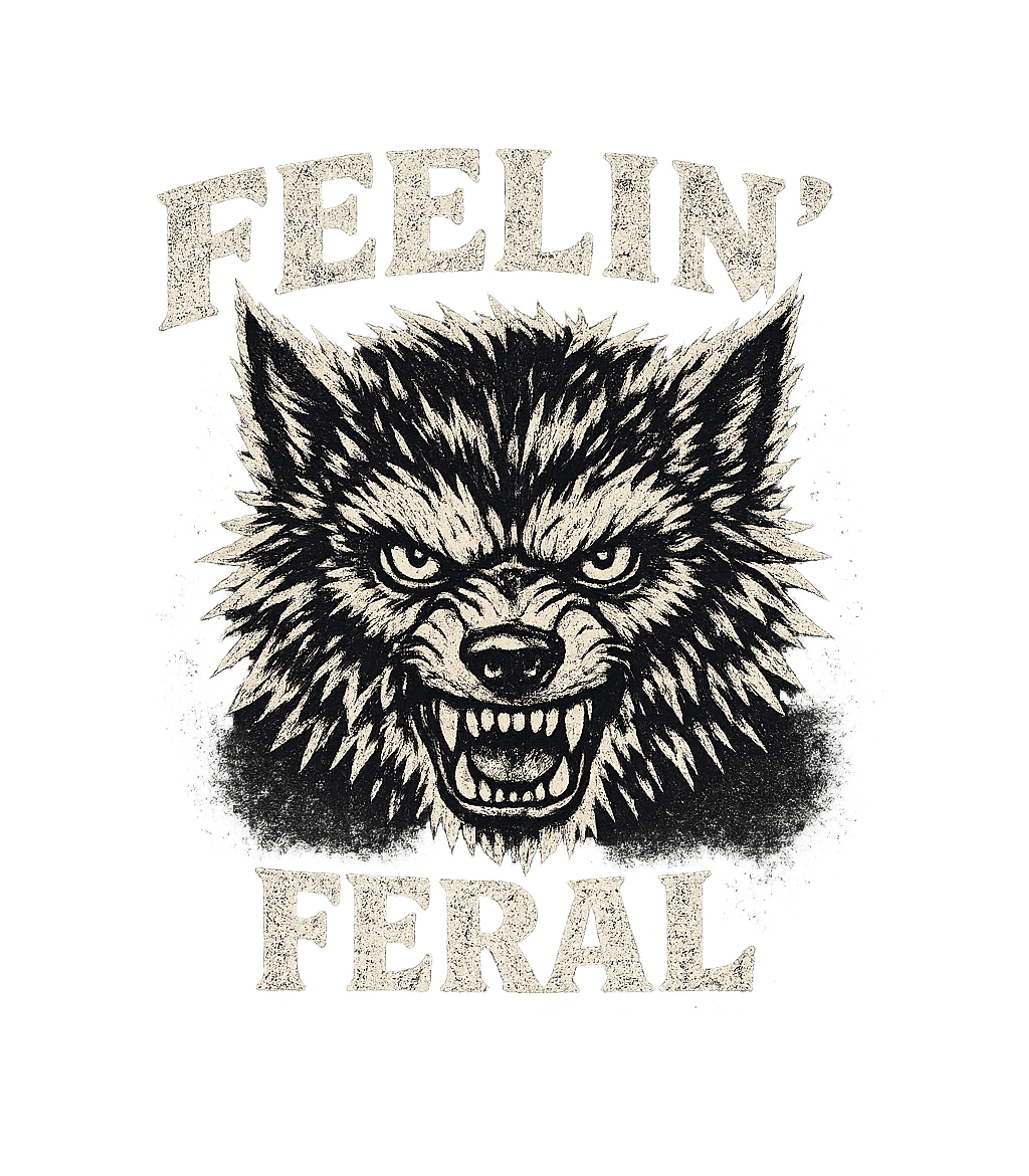 Feelin Feral Werewolf Men's T Shirt