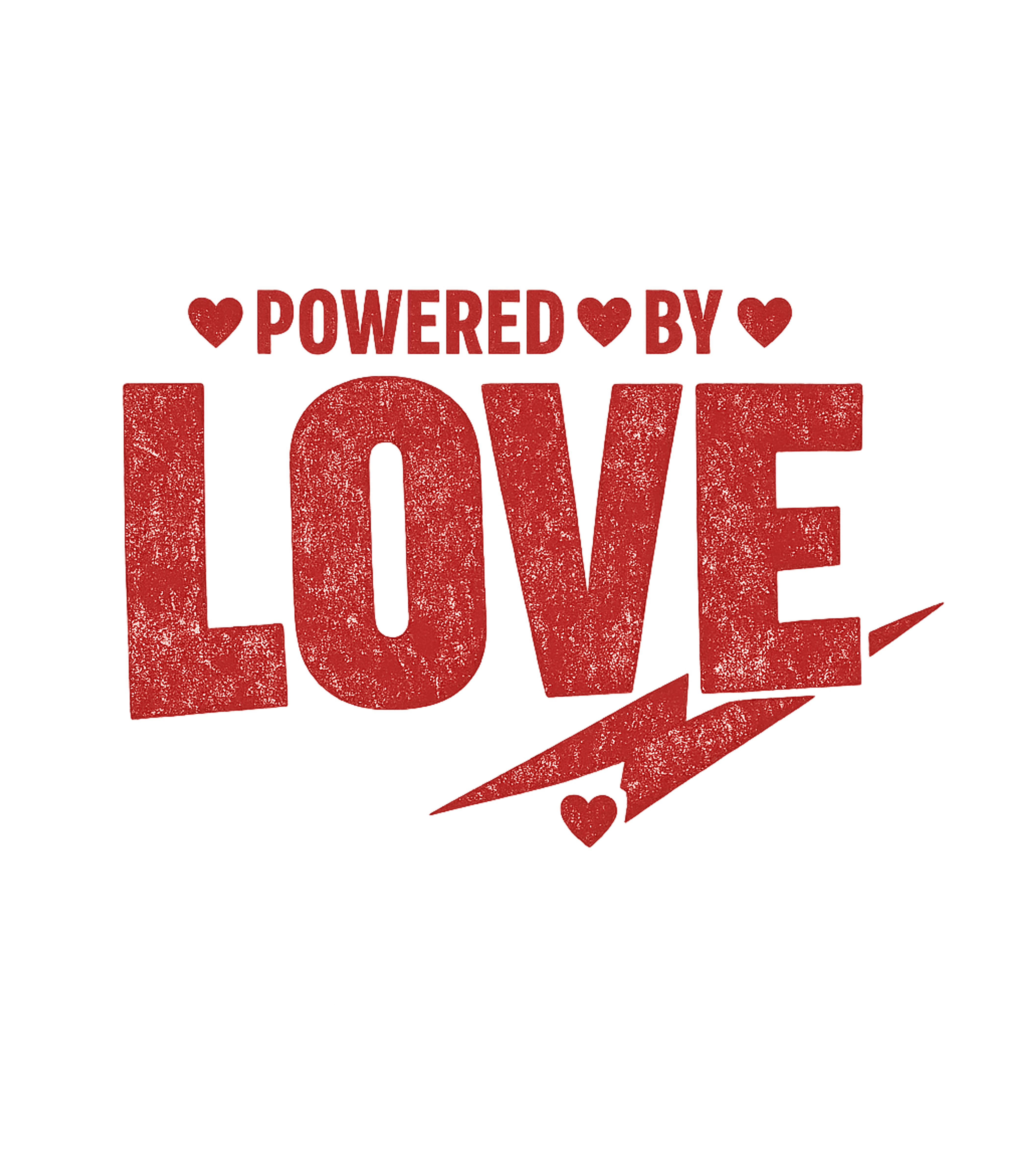 Powered By Love Men's T Shirt