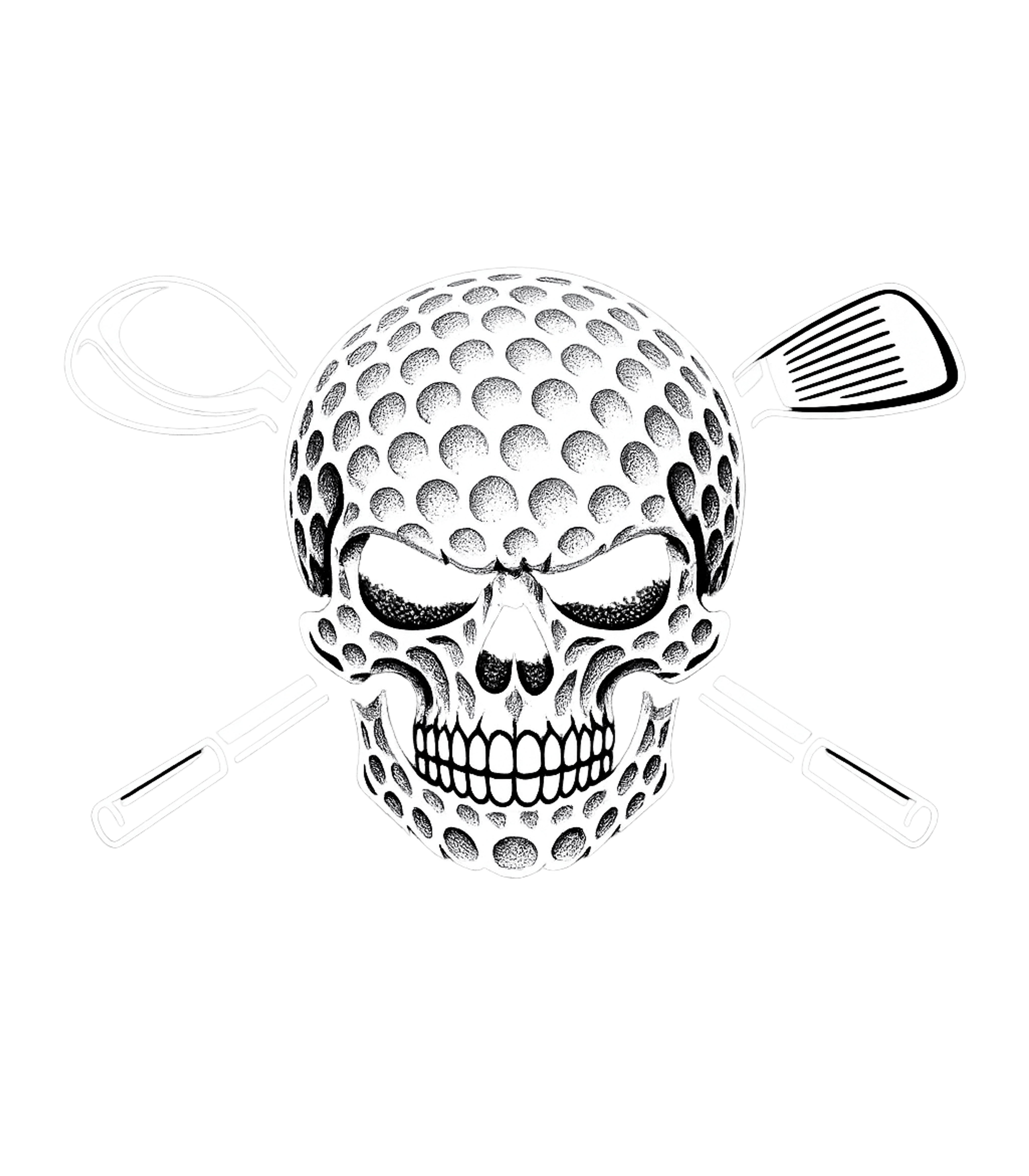 Golf Jolly Roger Men's T Shirt