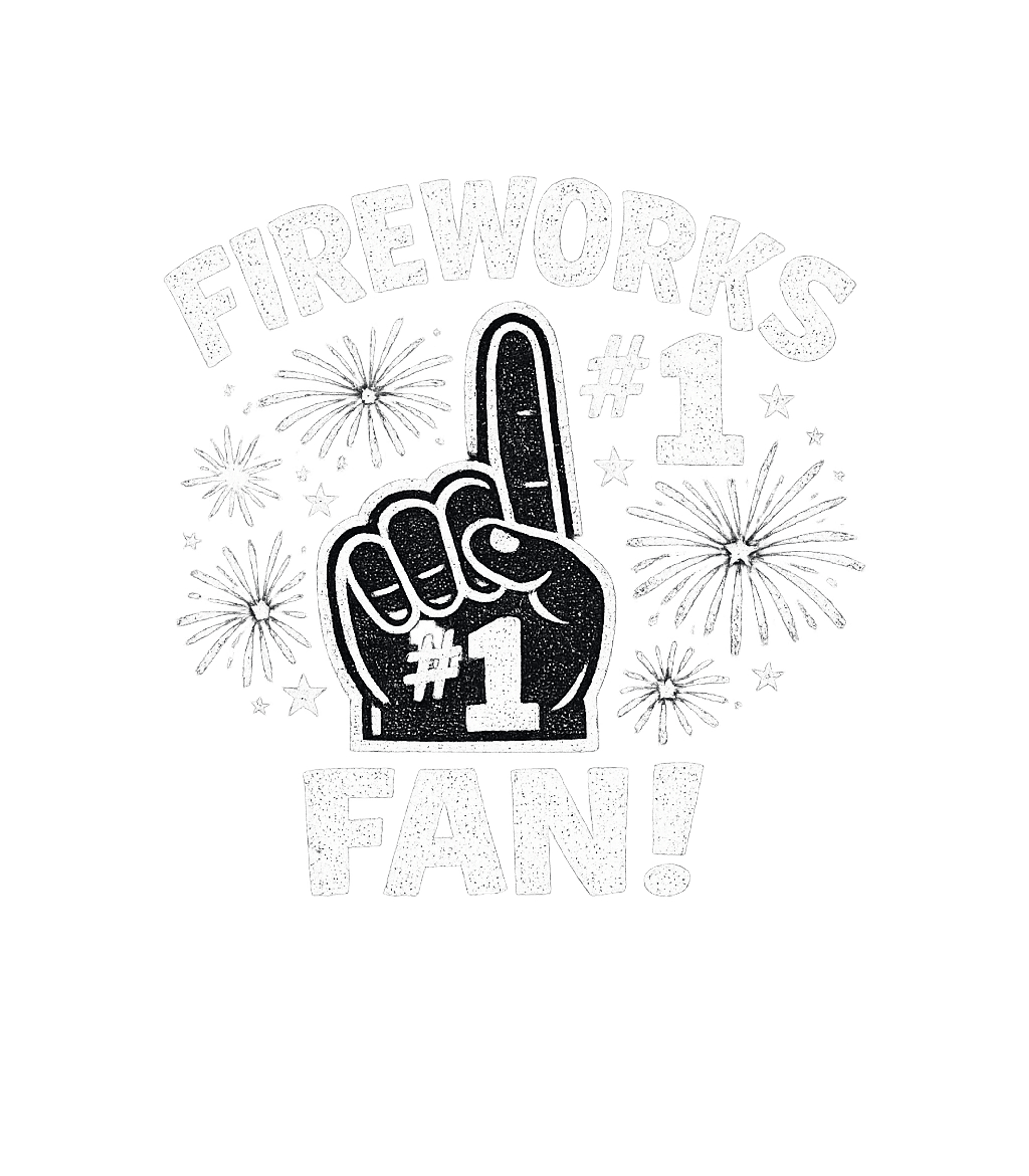 Fireworks Number 1 Fan Men's T Shirt