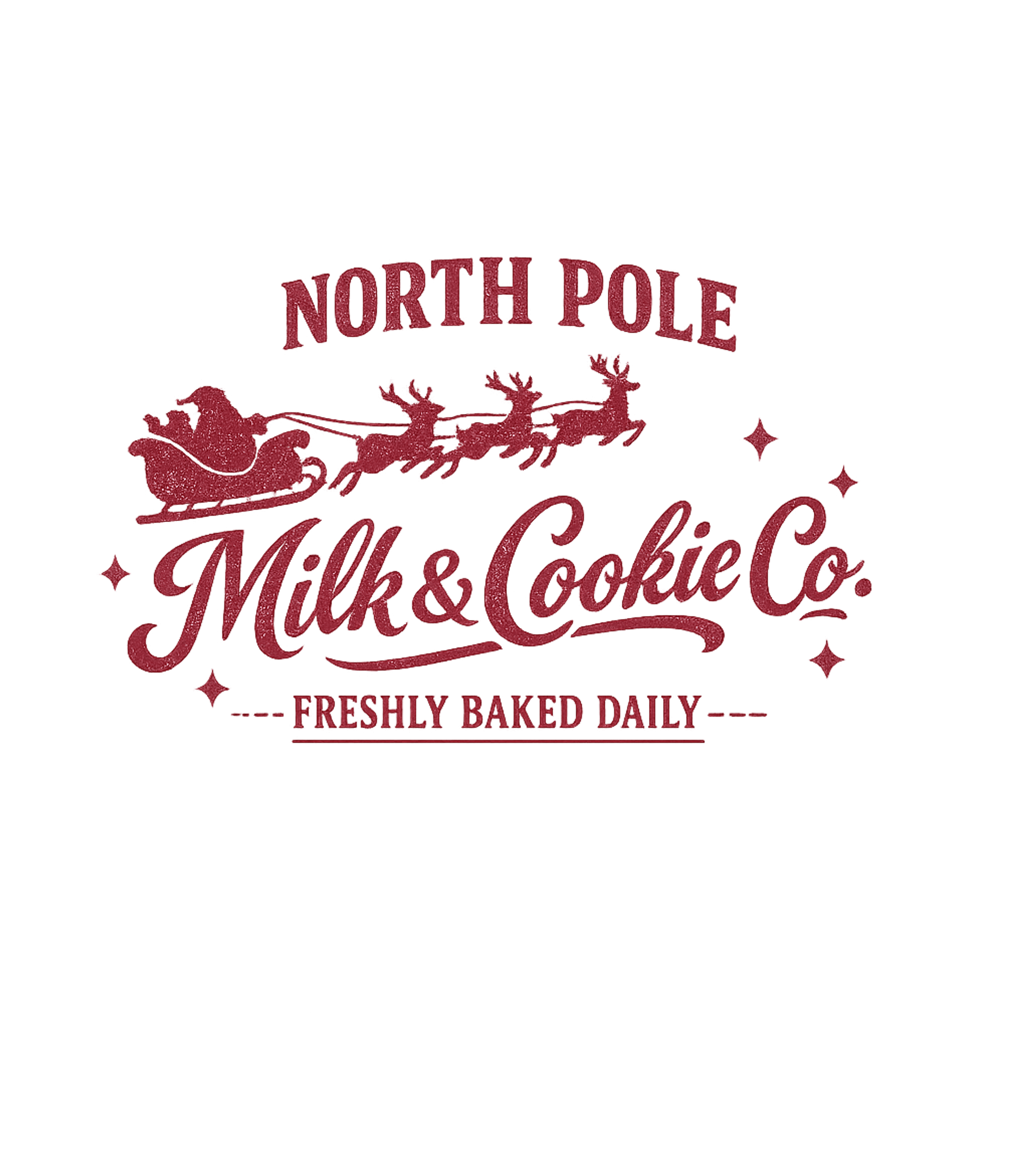 North Pole Milk And Cookie Co Men's T Shirt