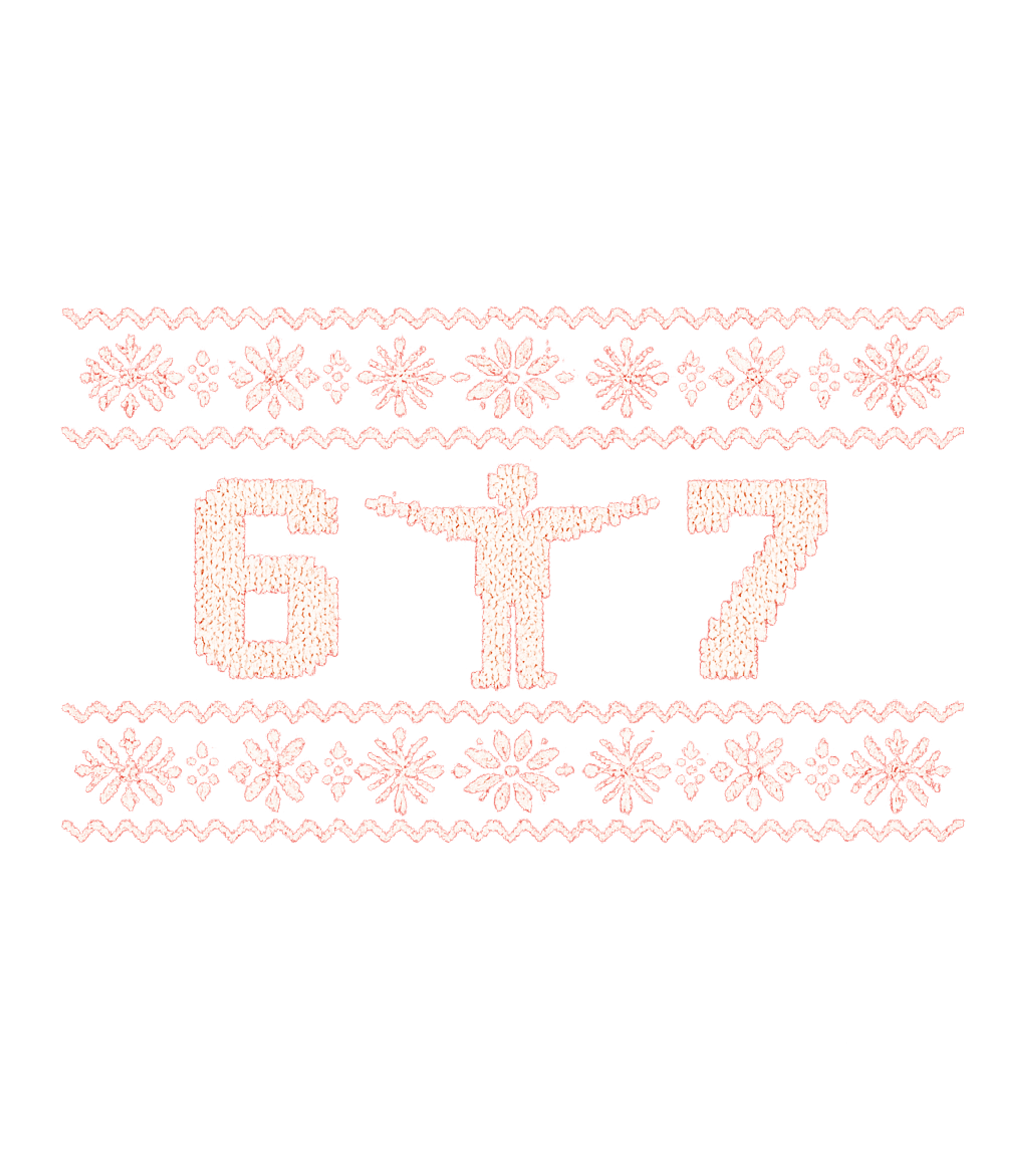 6 7 Ugly Christmas Sweater Men's T Shirt