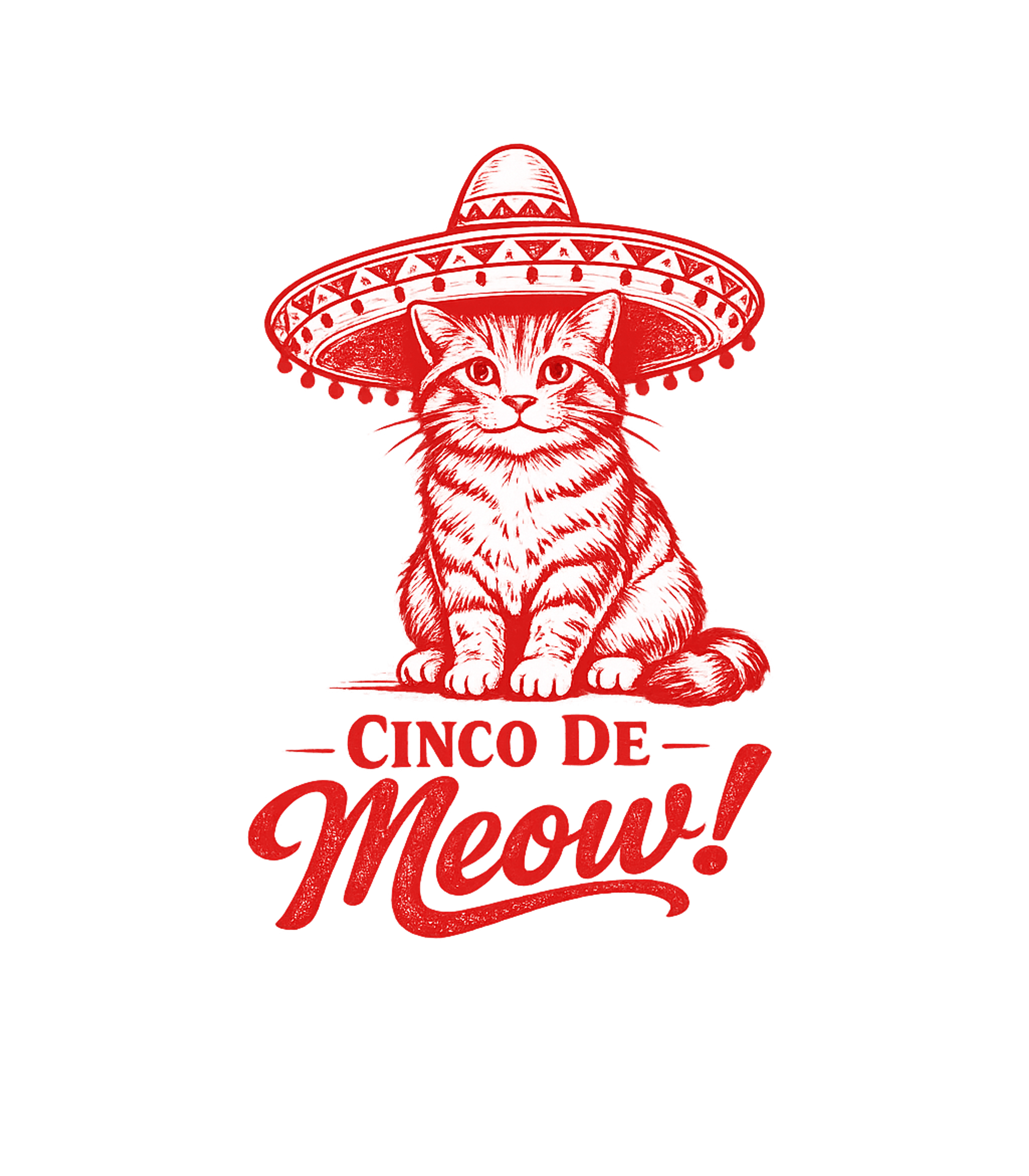 Cinco De Meow Cat Men's T Shirt