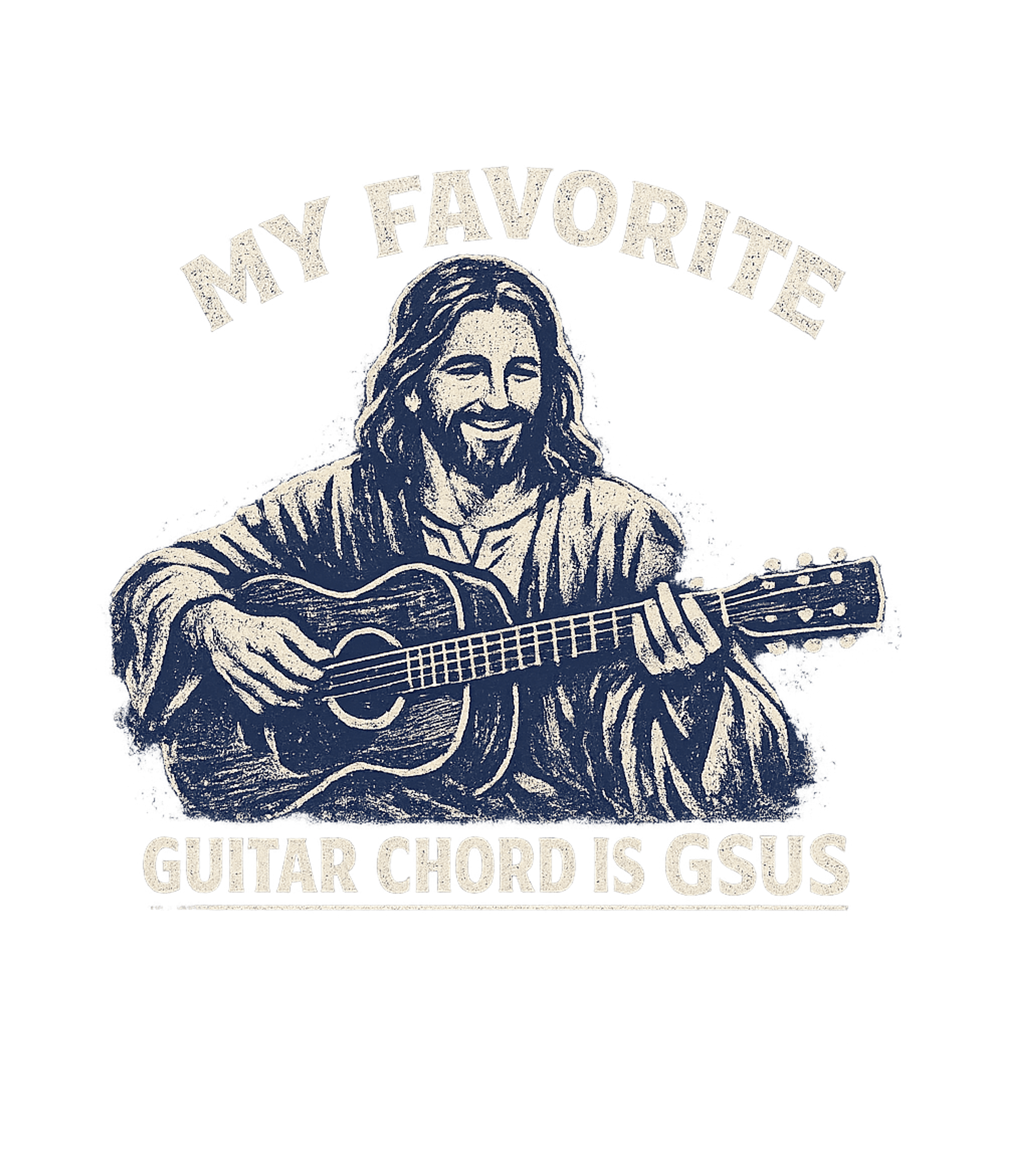 My Favorite Guitar Chord Is GSUS Men's T Shirt