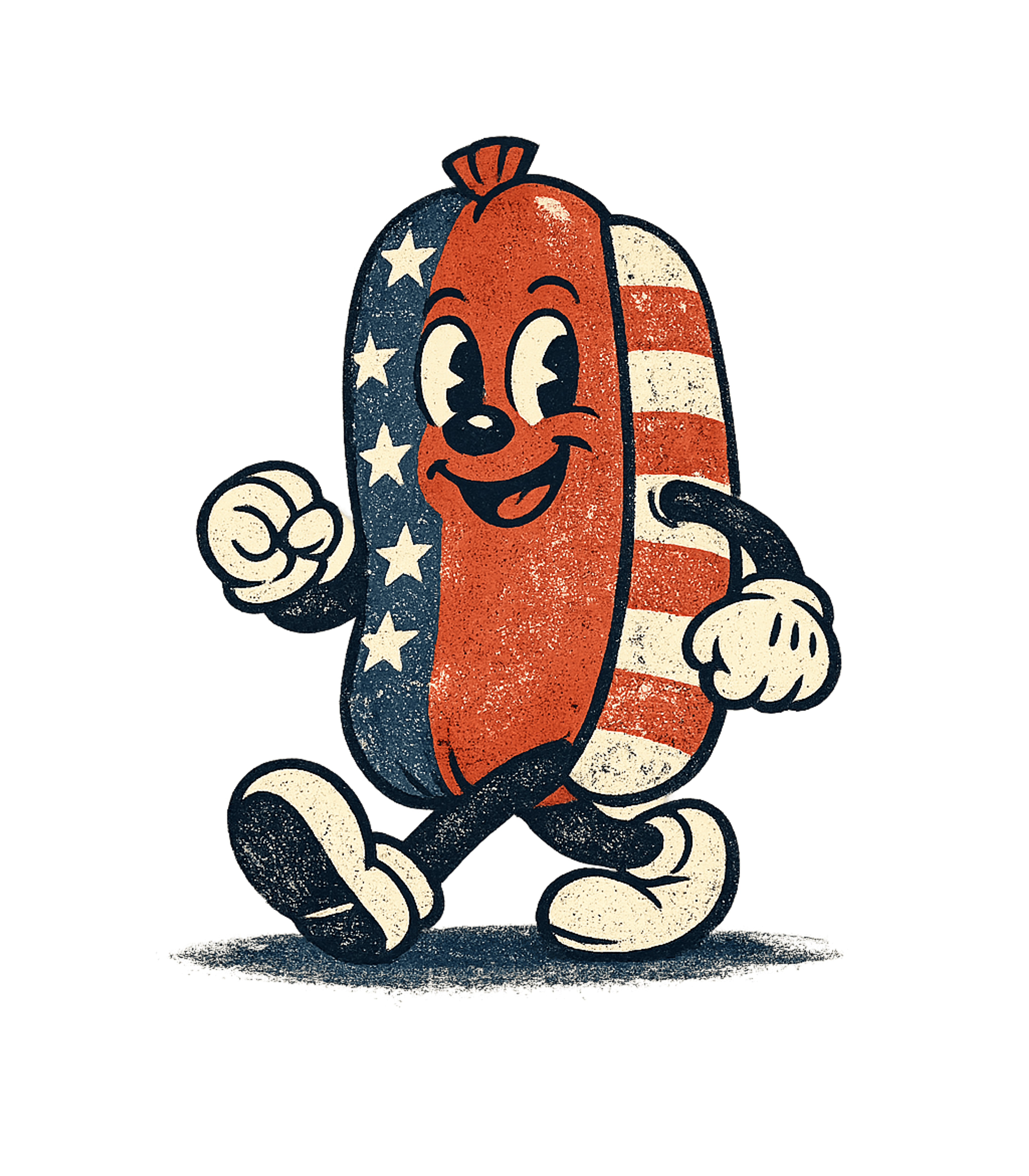 Fourth Of July Hotdog Men's T Shirt