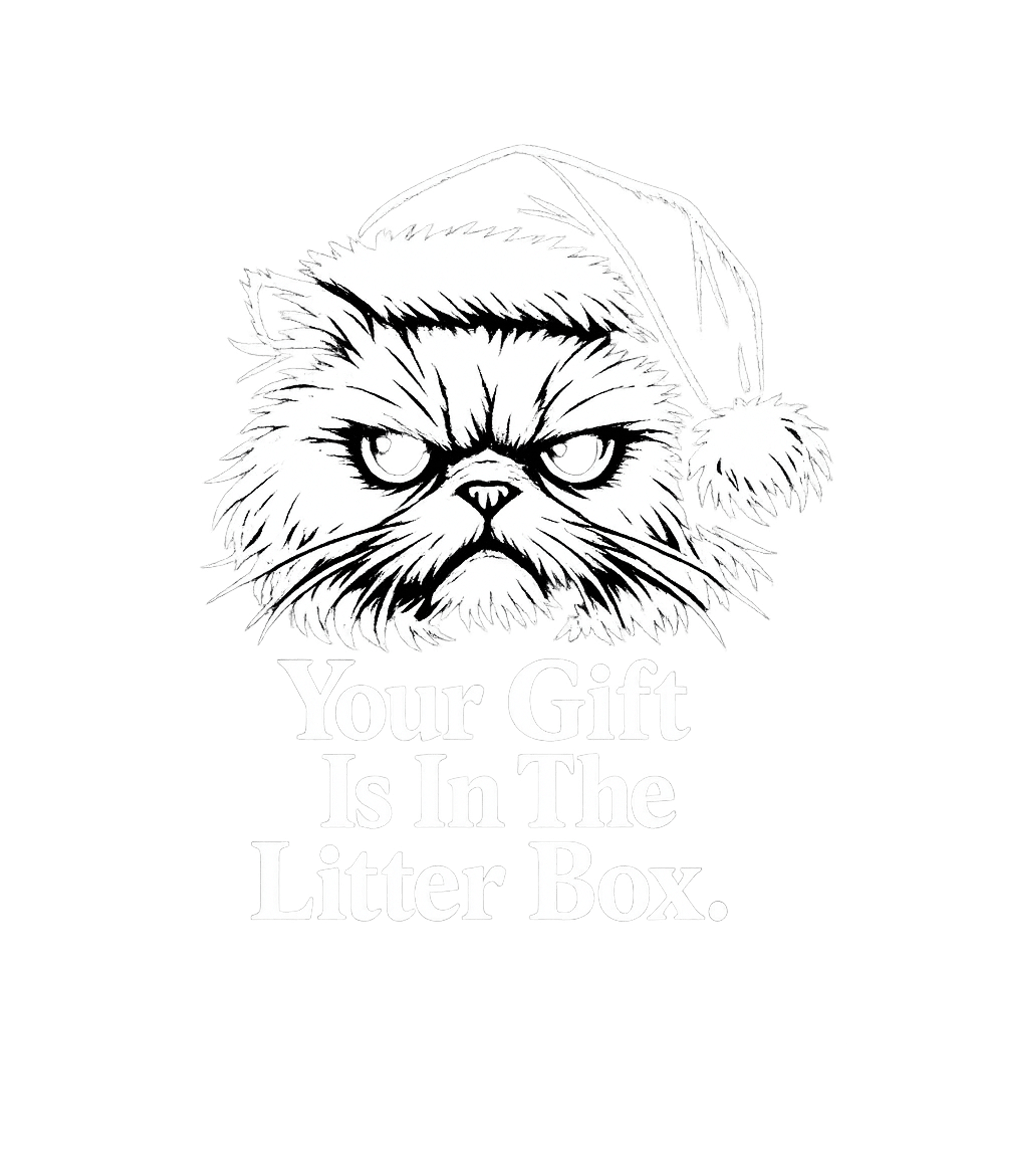 Gift Is In The Litter Box Men's T Shirt
