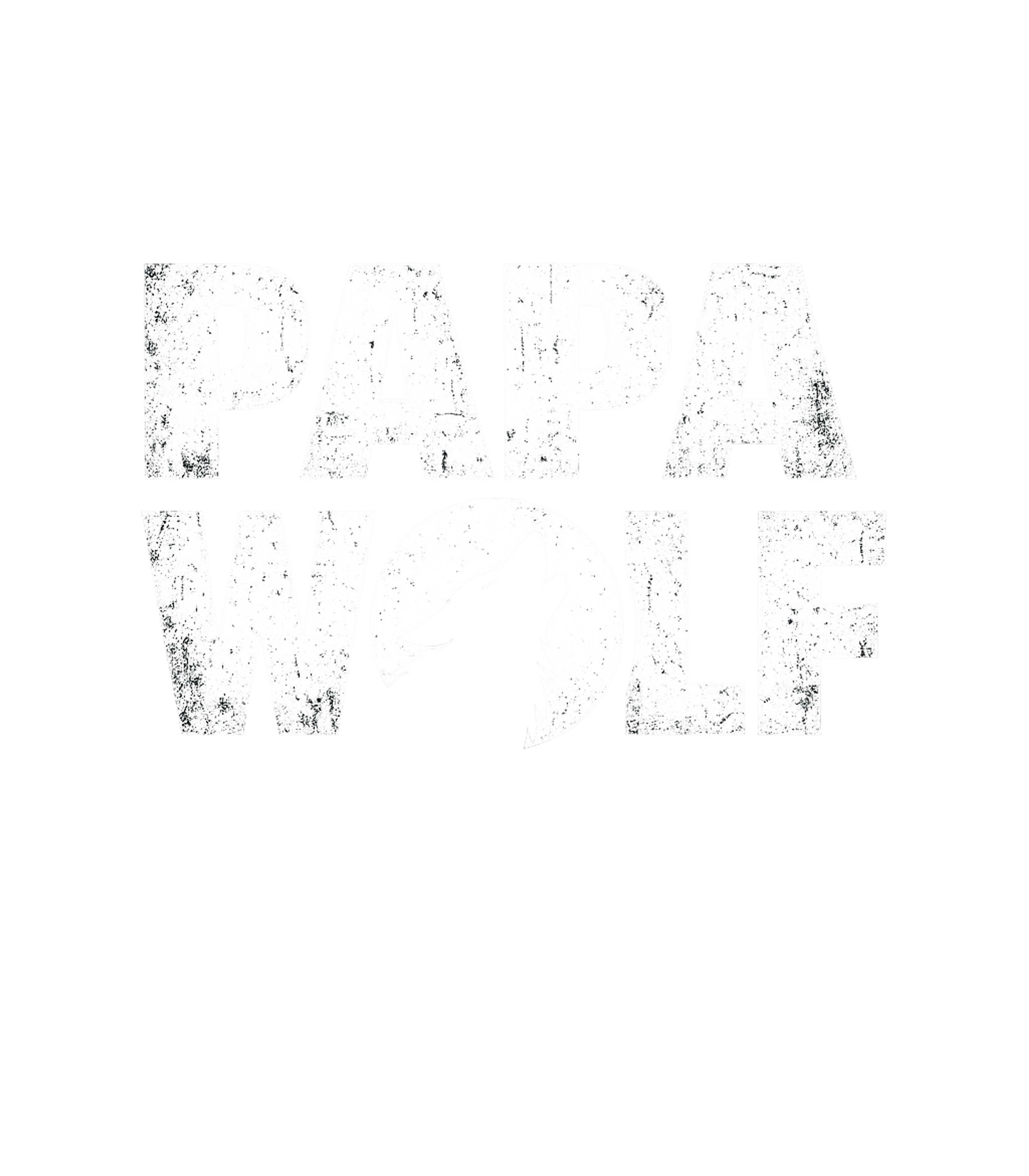 Papa Wolf Men's T Shirt