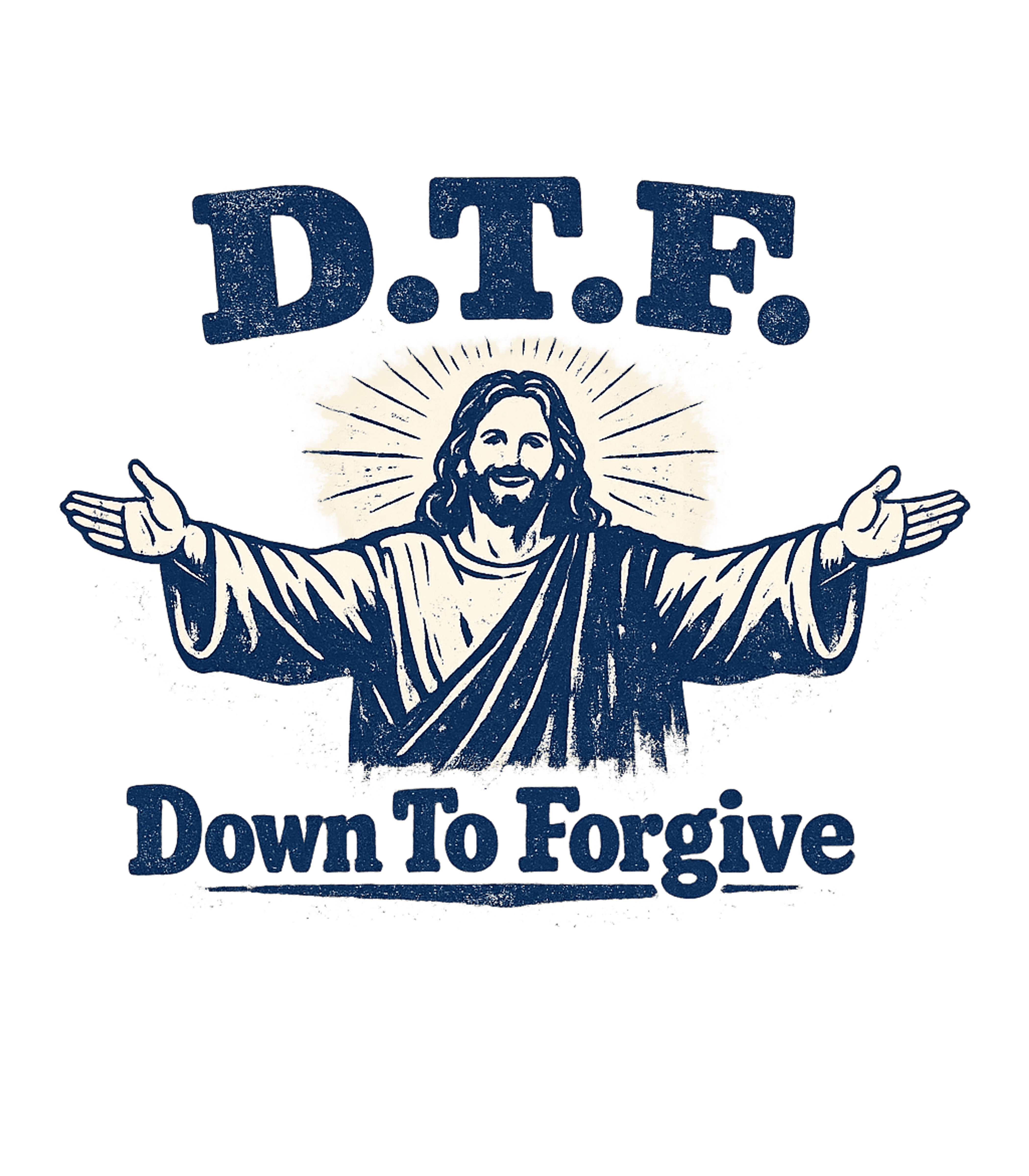 DTF Down To Forgive Men's T Shirt