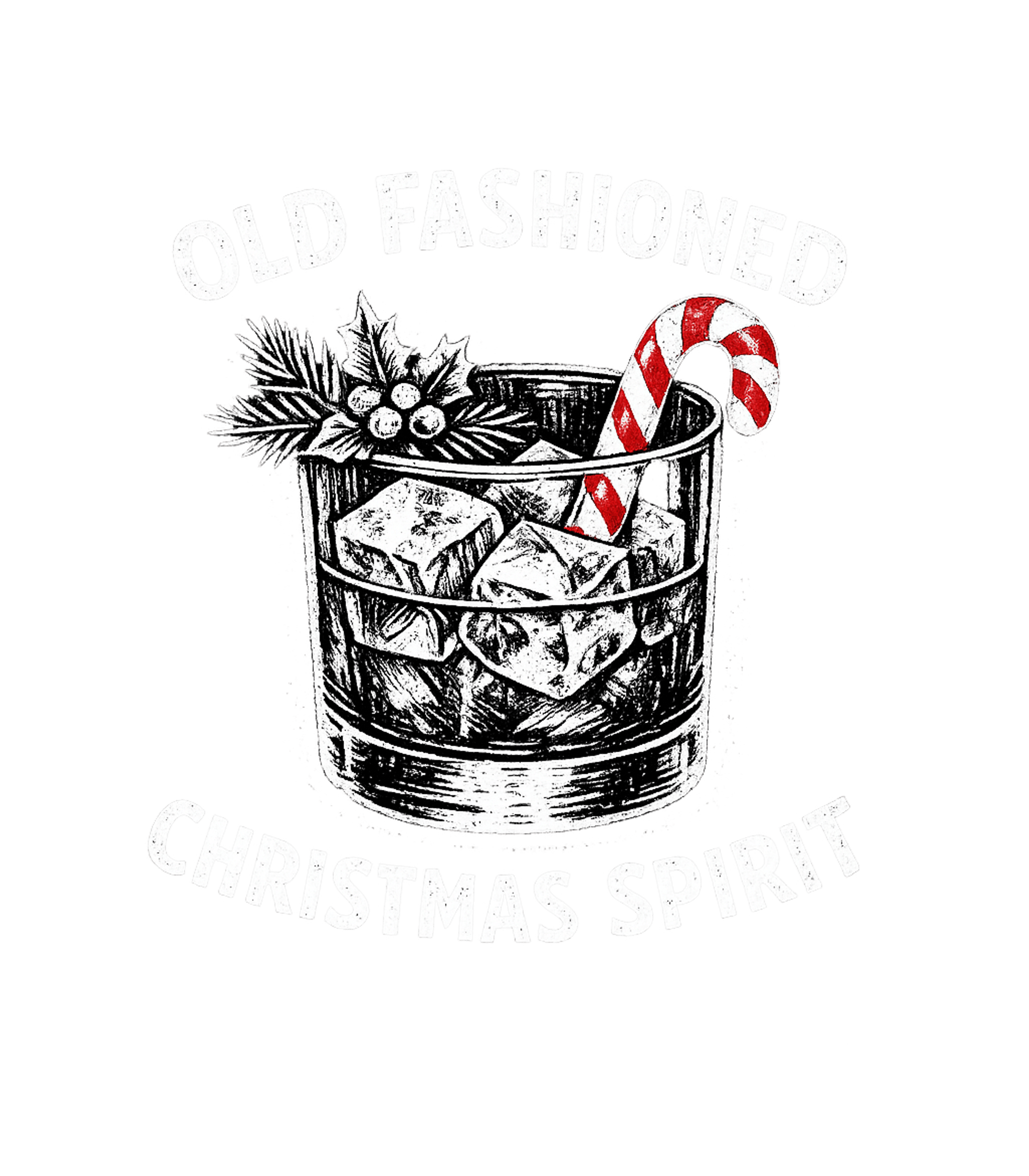 Old Fashioned Christmas Spirit Men's T Shirt