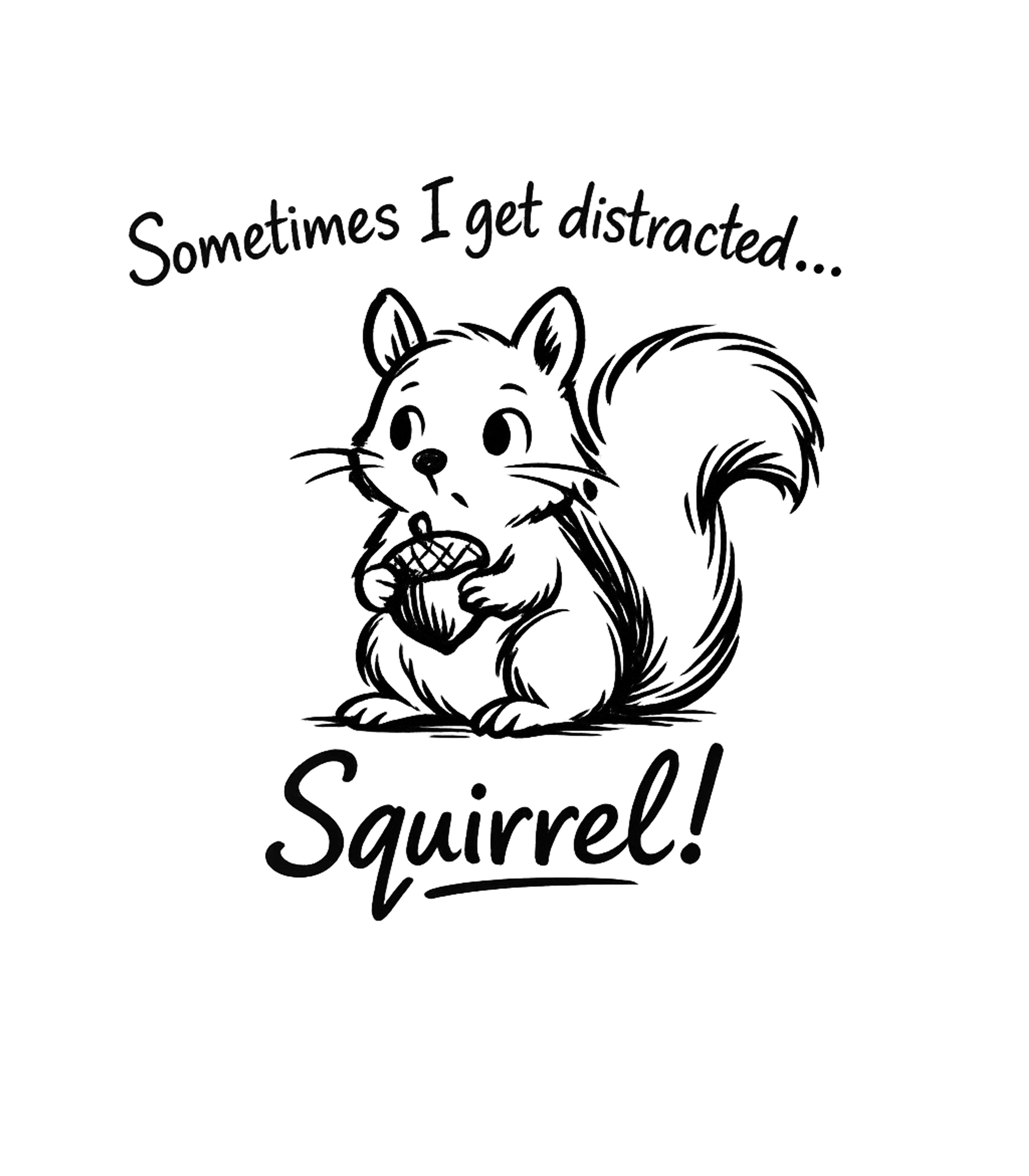 Sometimes I Get Distracted Men's T Shirt