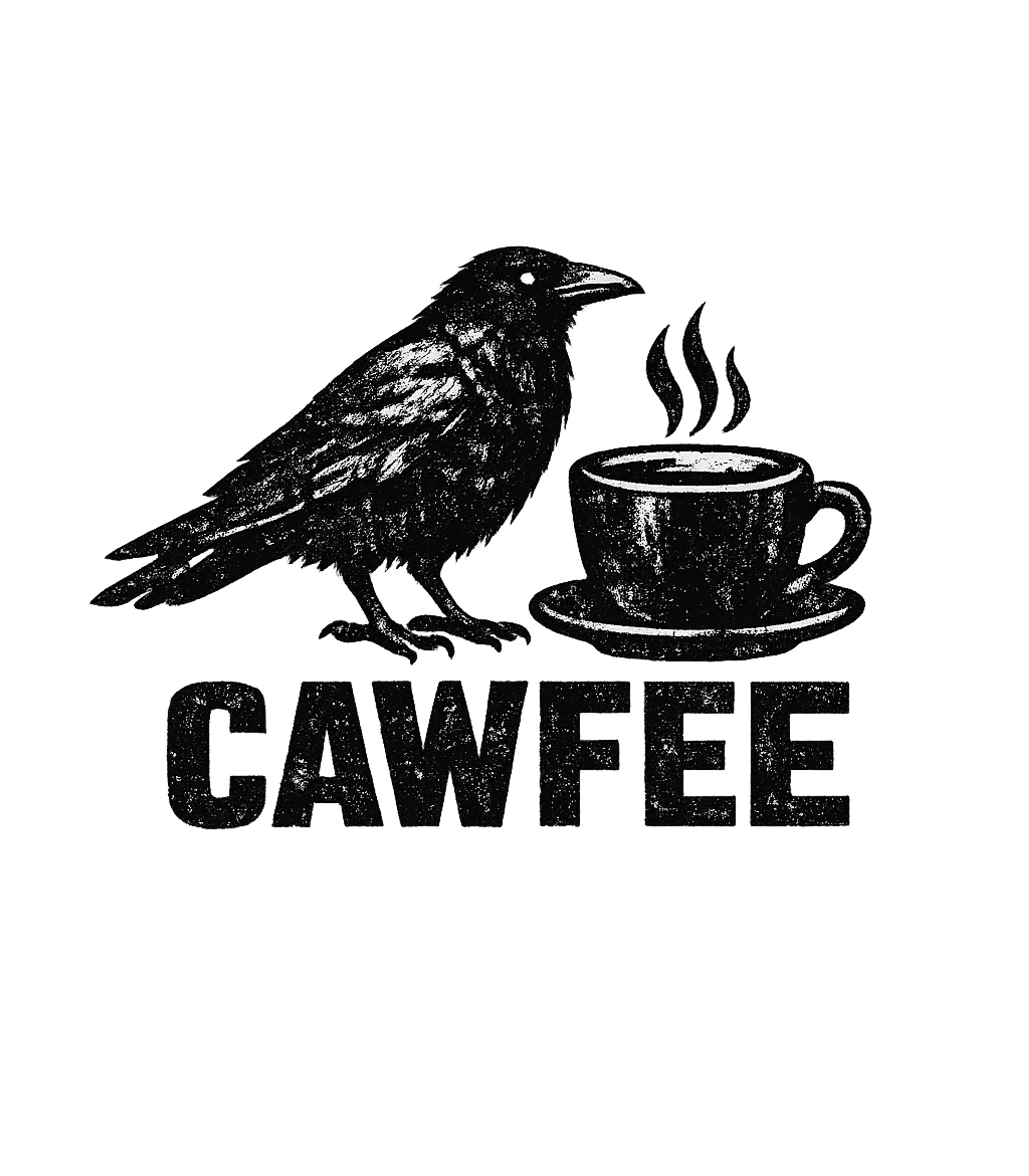 Cawfee Crow Pun