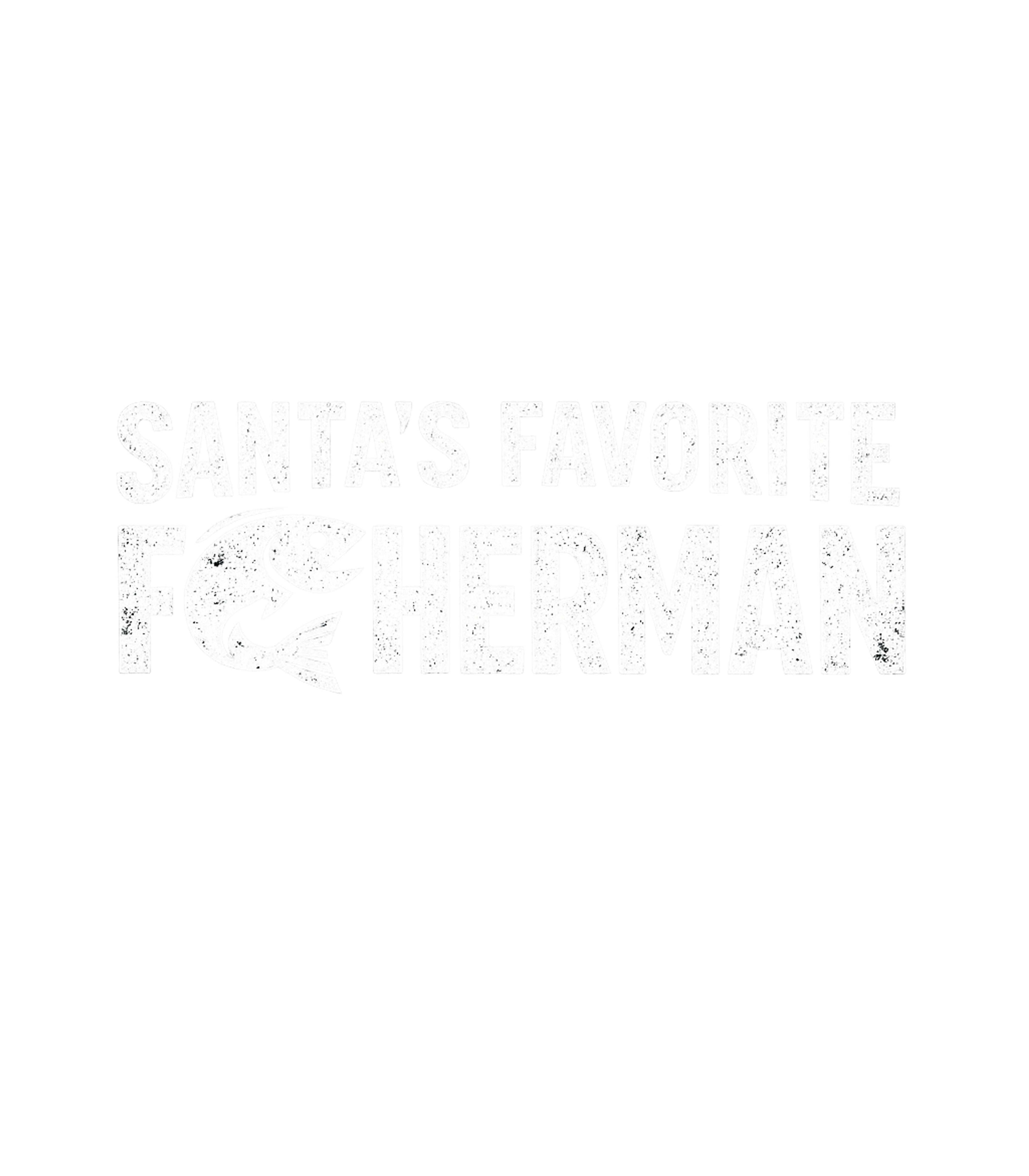 Santas Favorite Fisherman Men's T Shirt