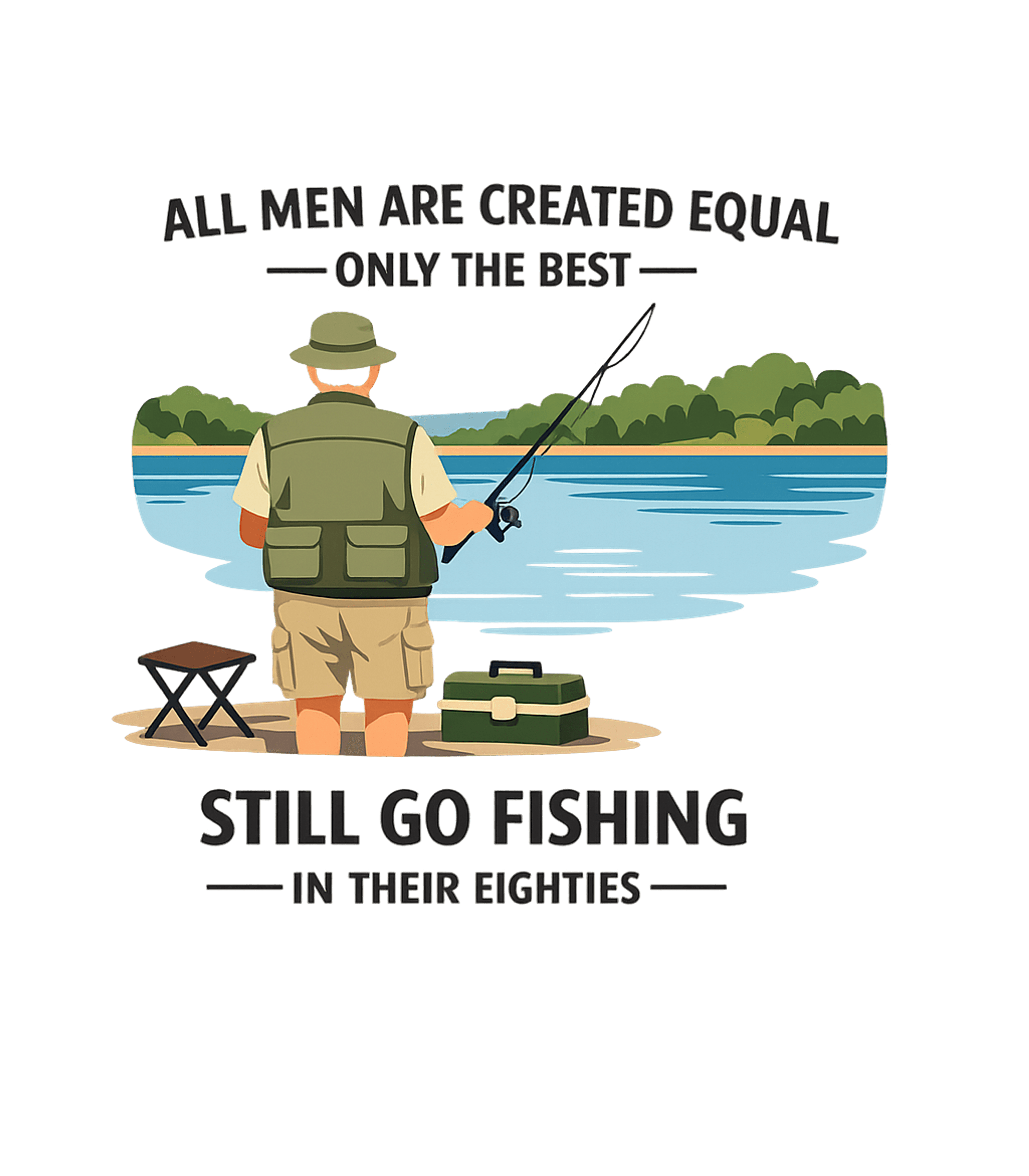 Fishing In Their Eighties