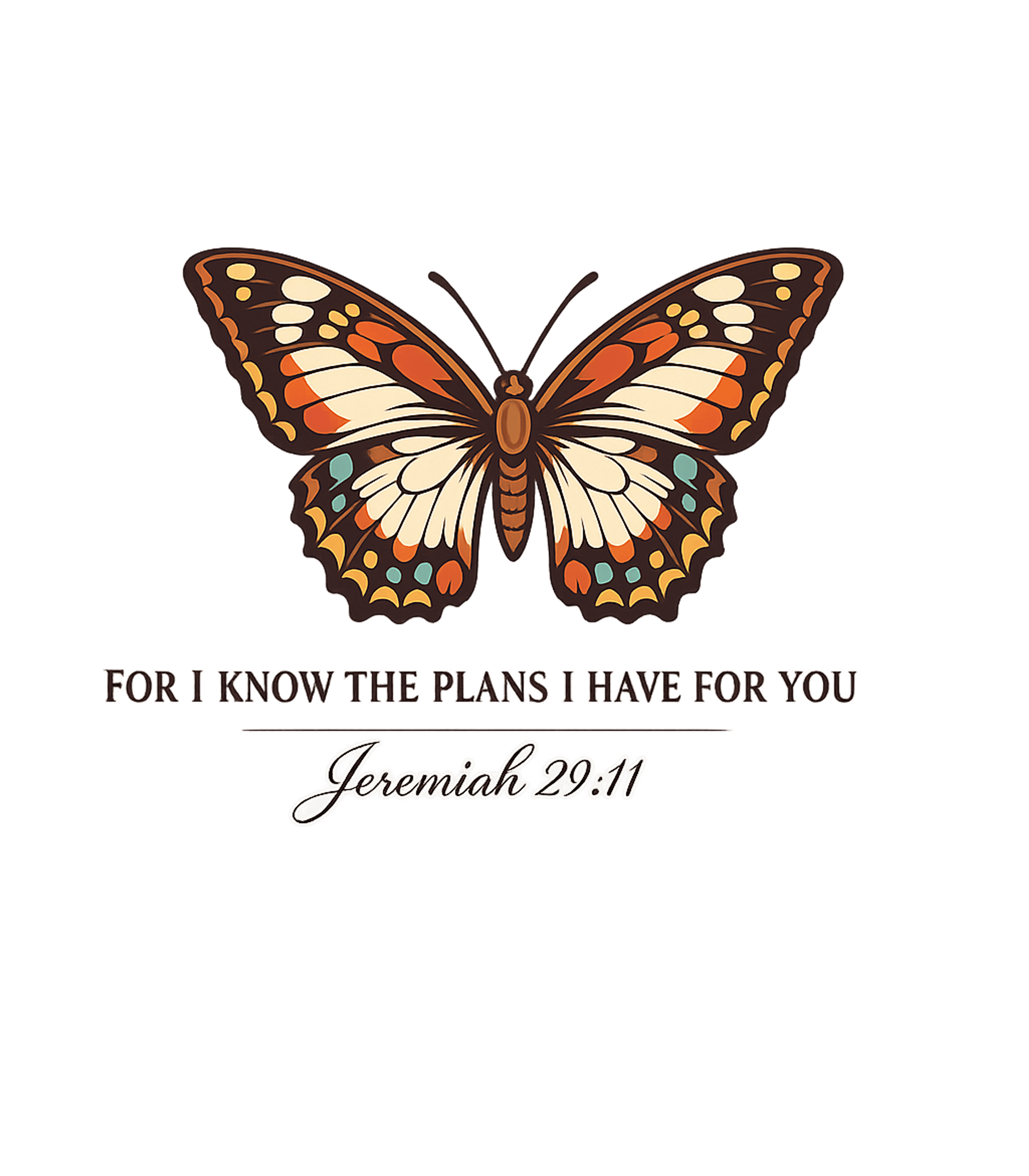 Jeremiah 29:11 Butterfly