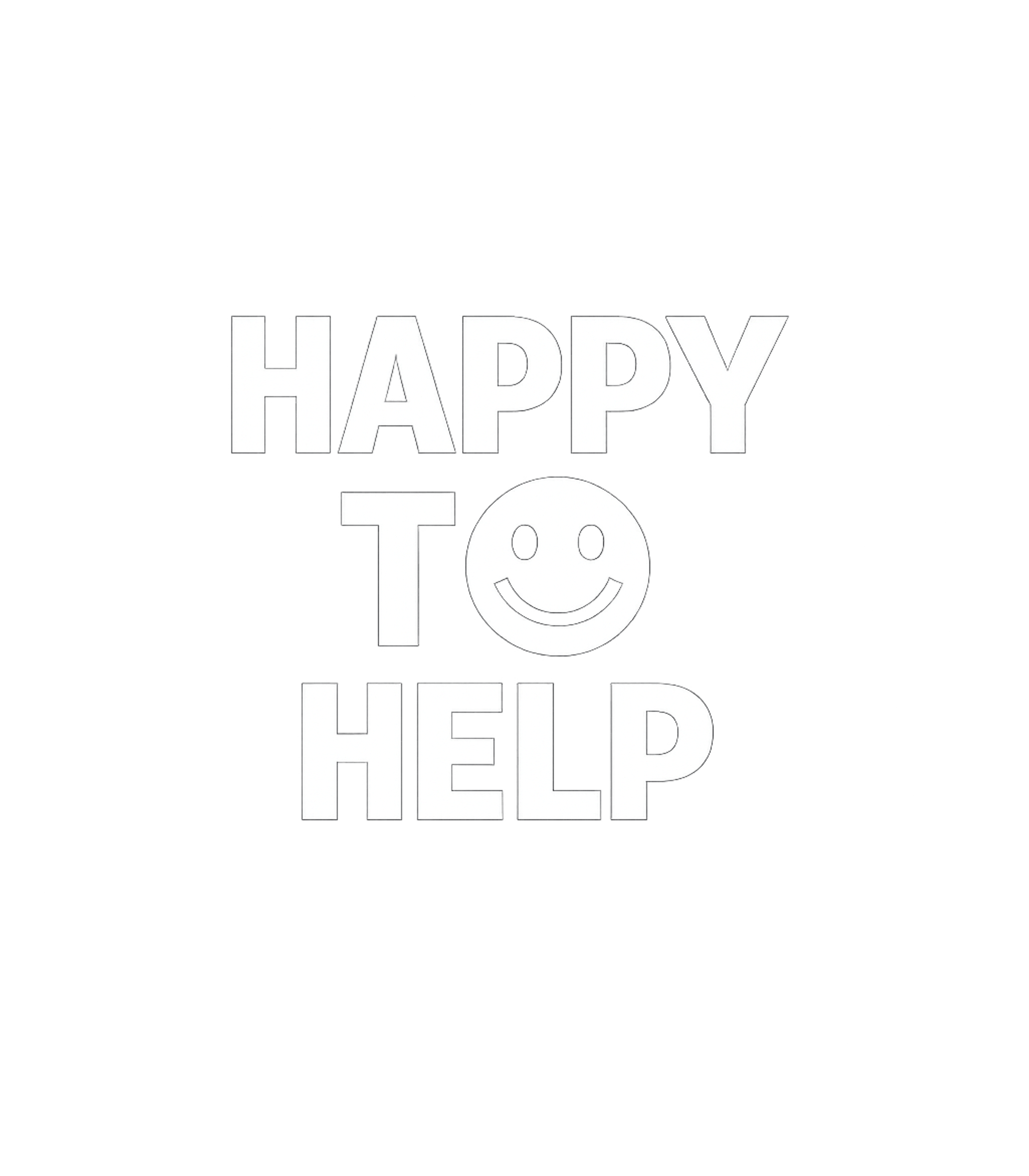 Happy To Help Smiley