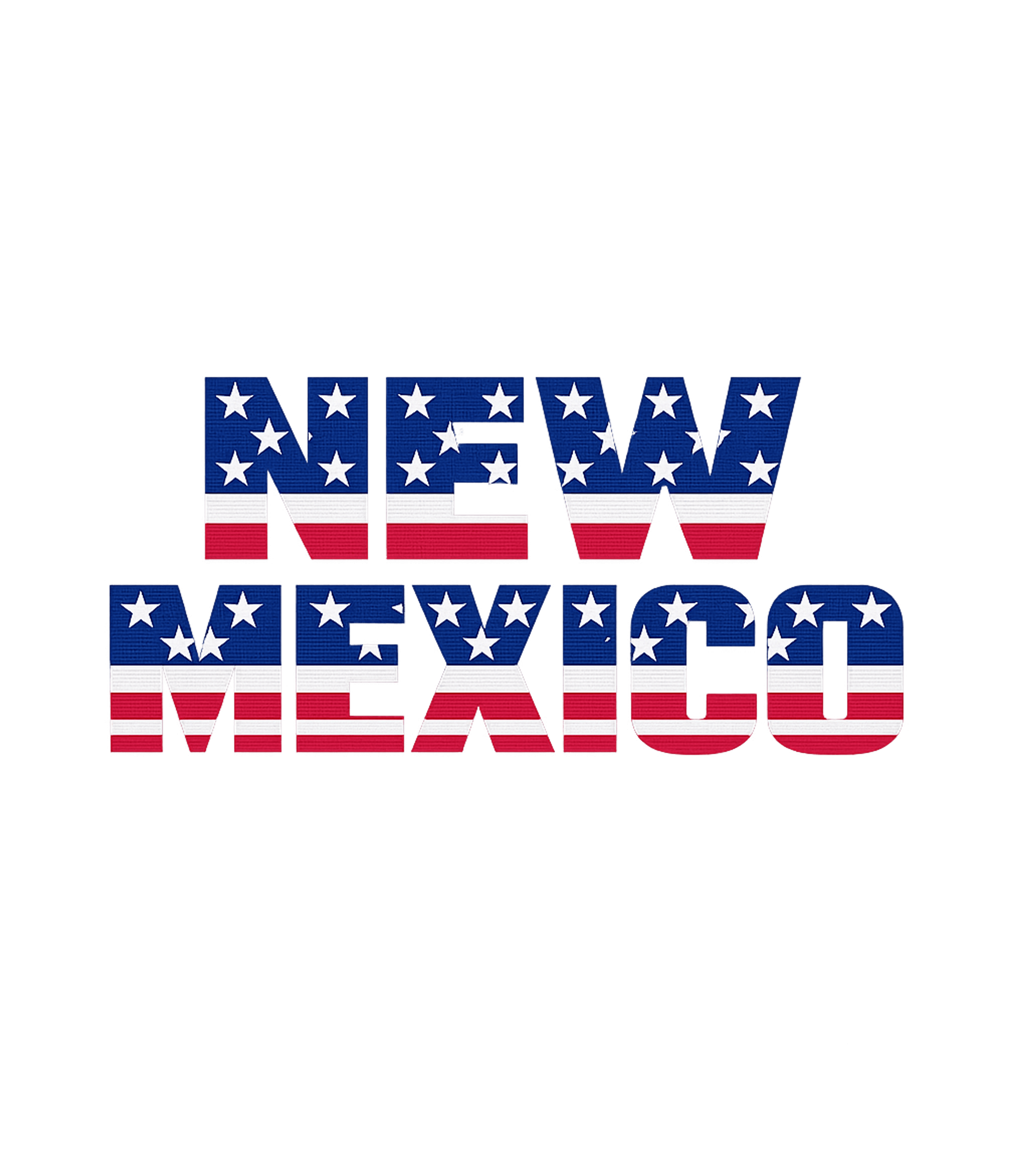 New Mexico American Flag