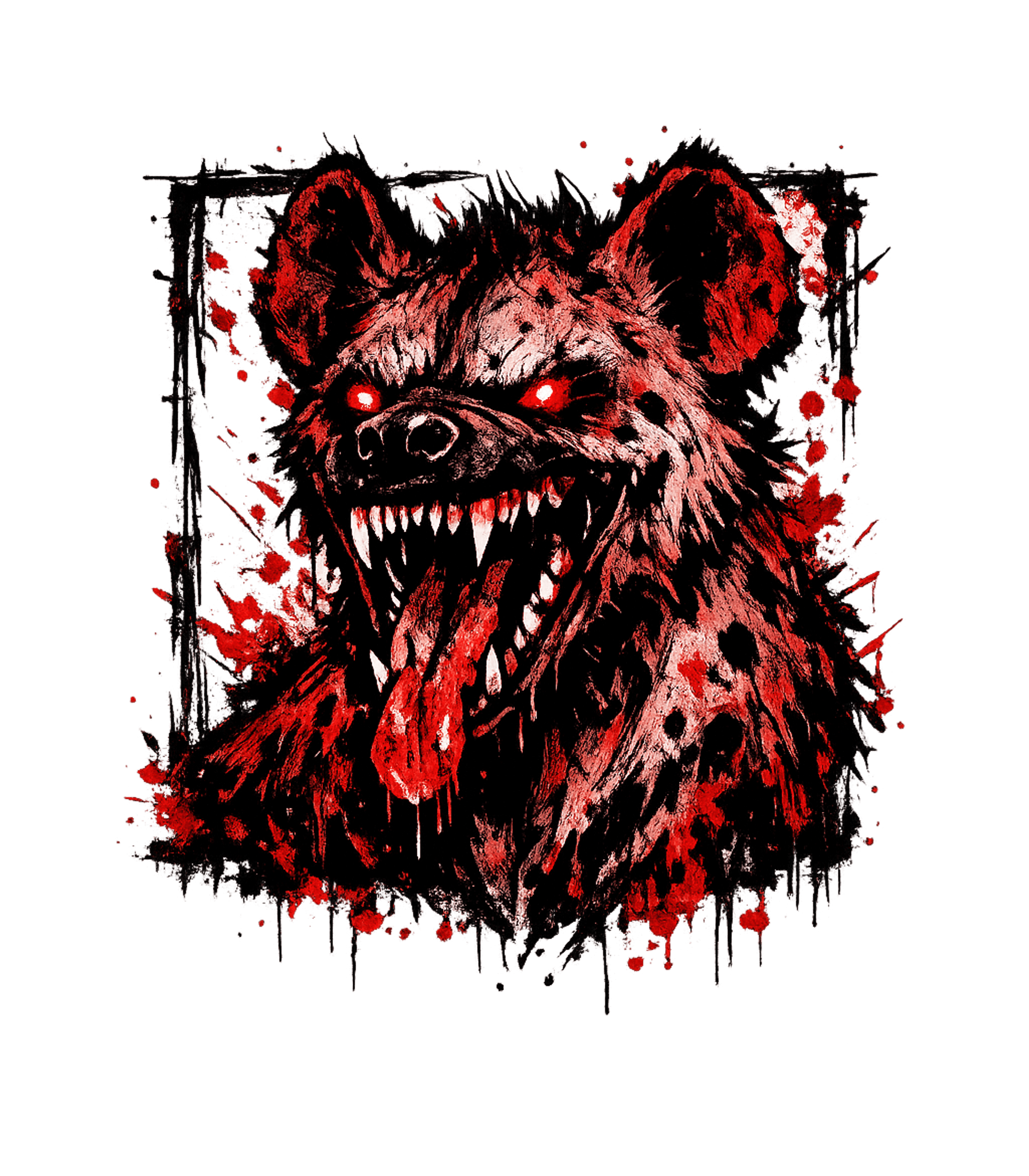 Raging Hyena Art
