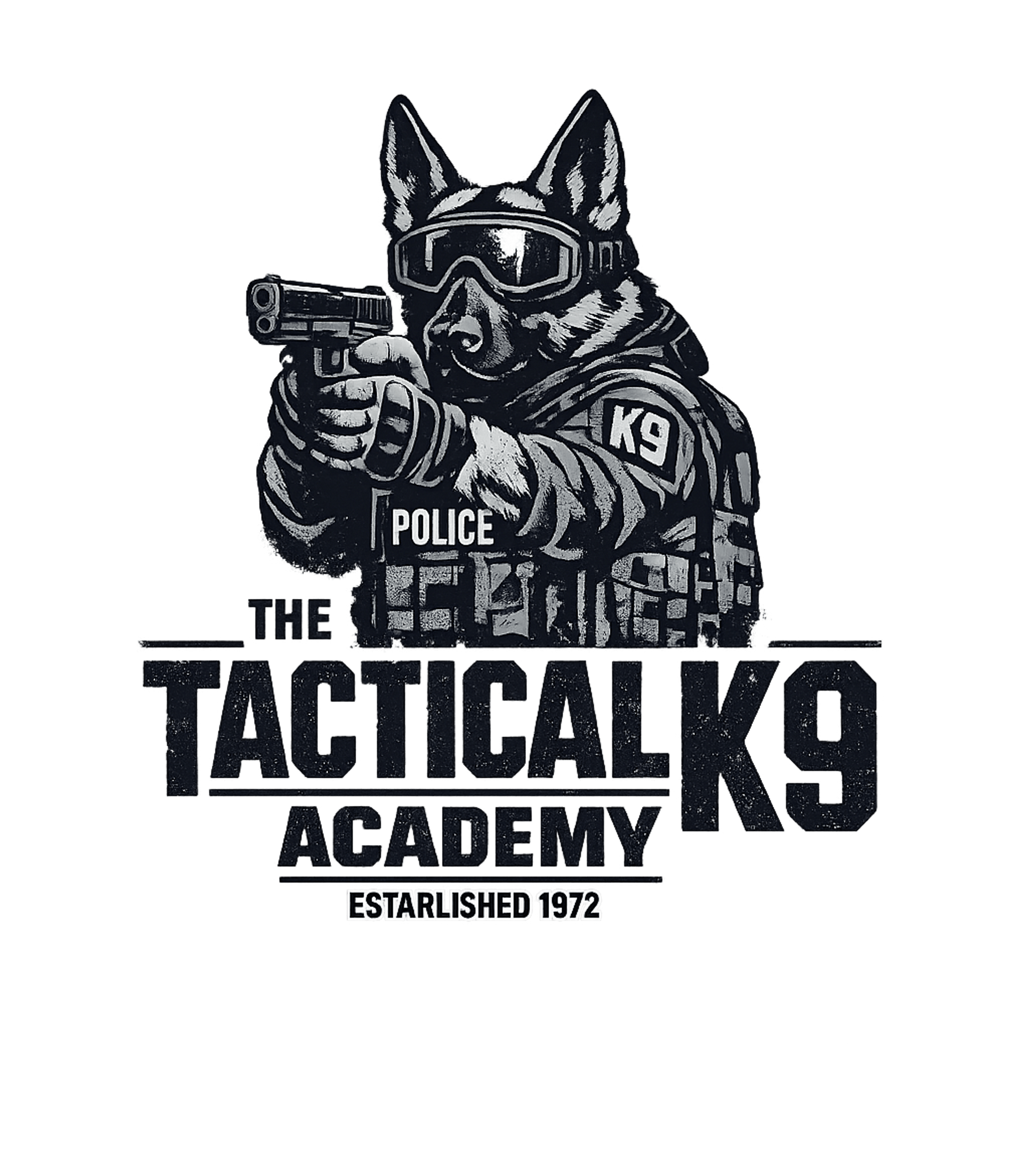 Tactical K9 Academy Dog