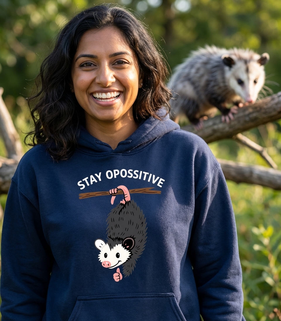 Stay Opossitive Opossum