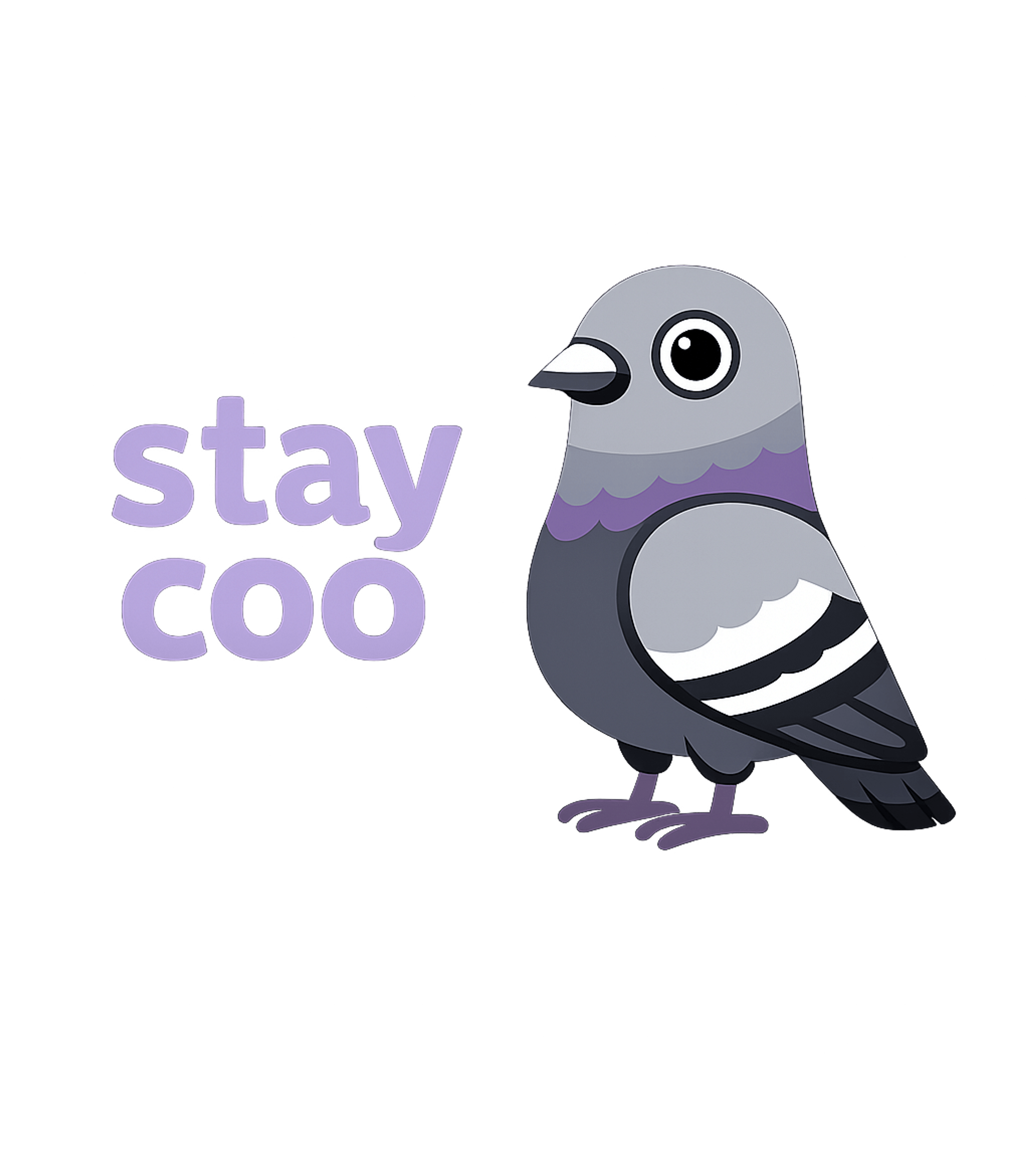 Stay Coo Pigeon Graphic