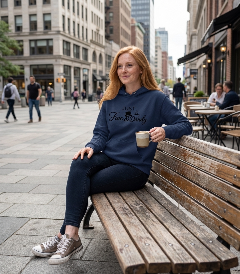 Just Fine And Dandy Women's V-Neck Tee