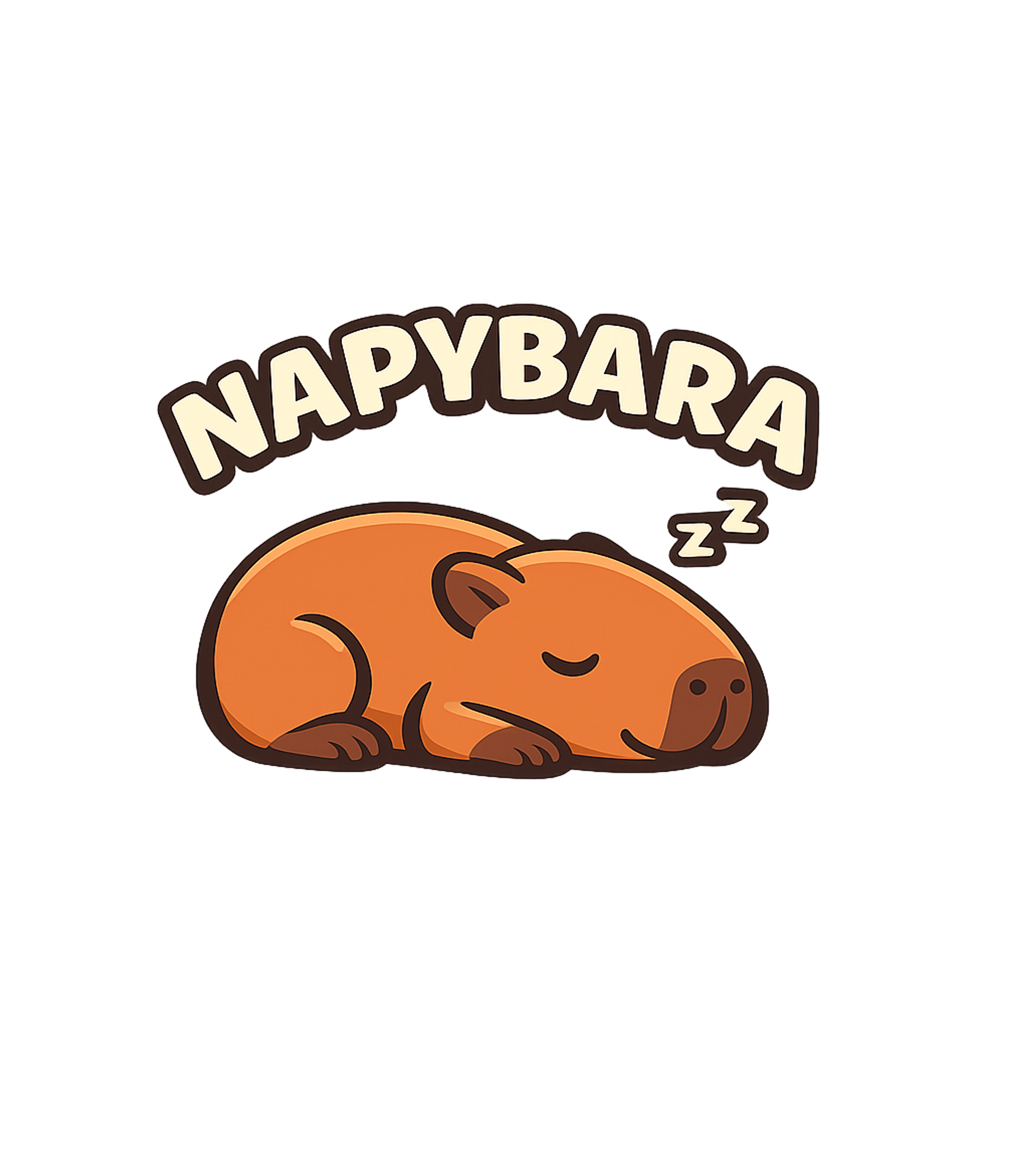 Napybara Sleeping Capybara Graphic