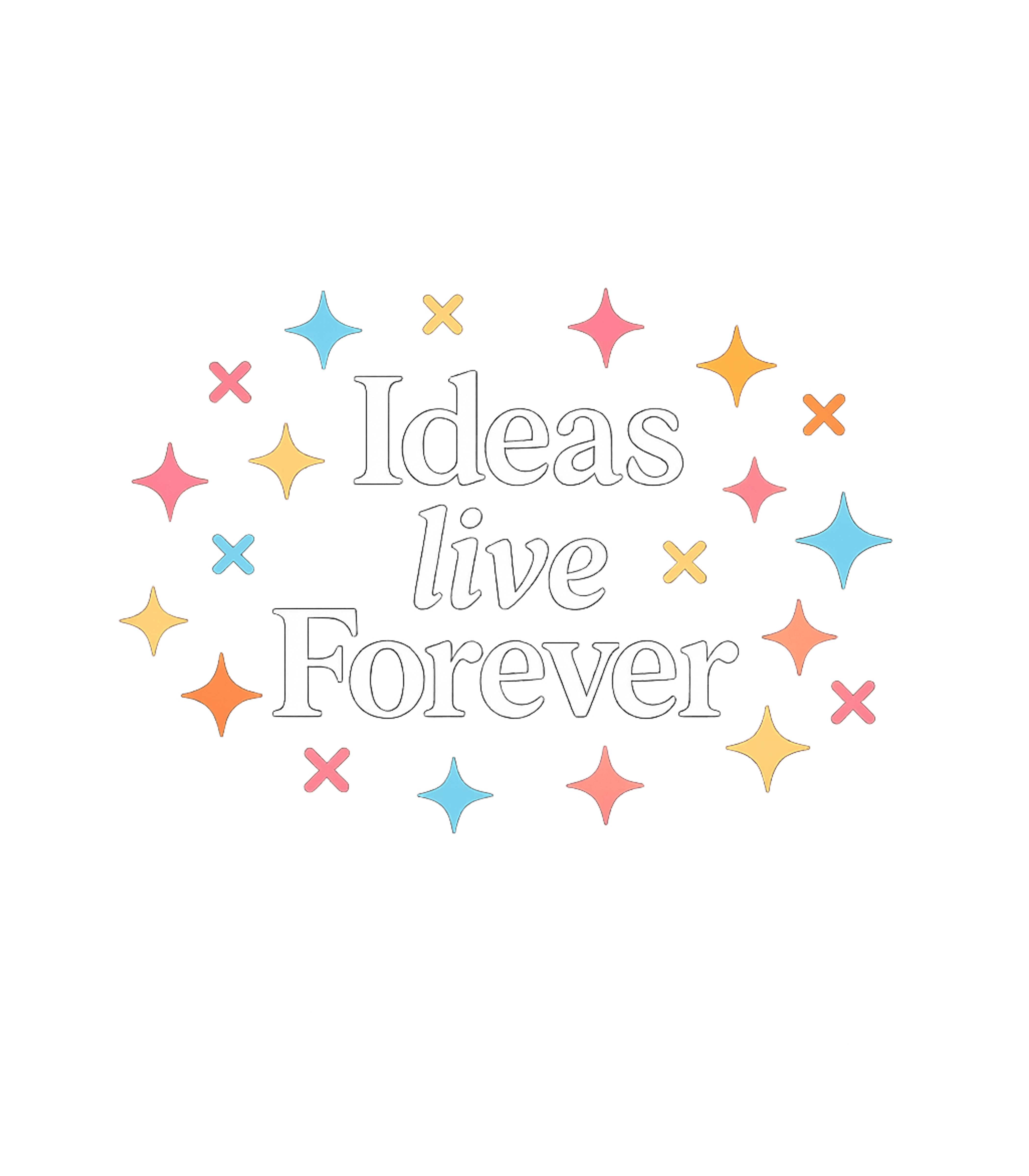 Sparkling Ideas Forever Graphic
