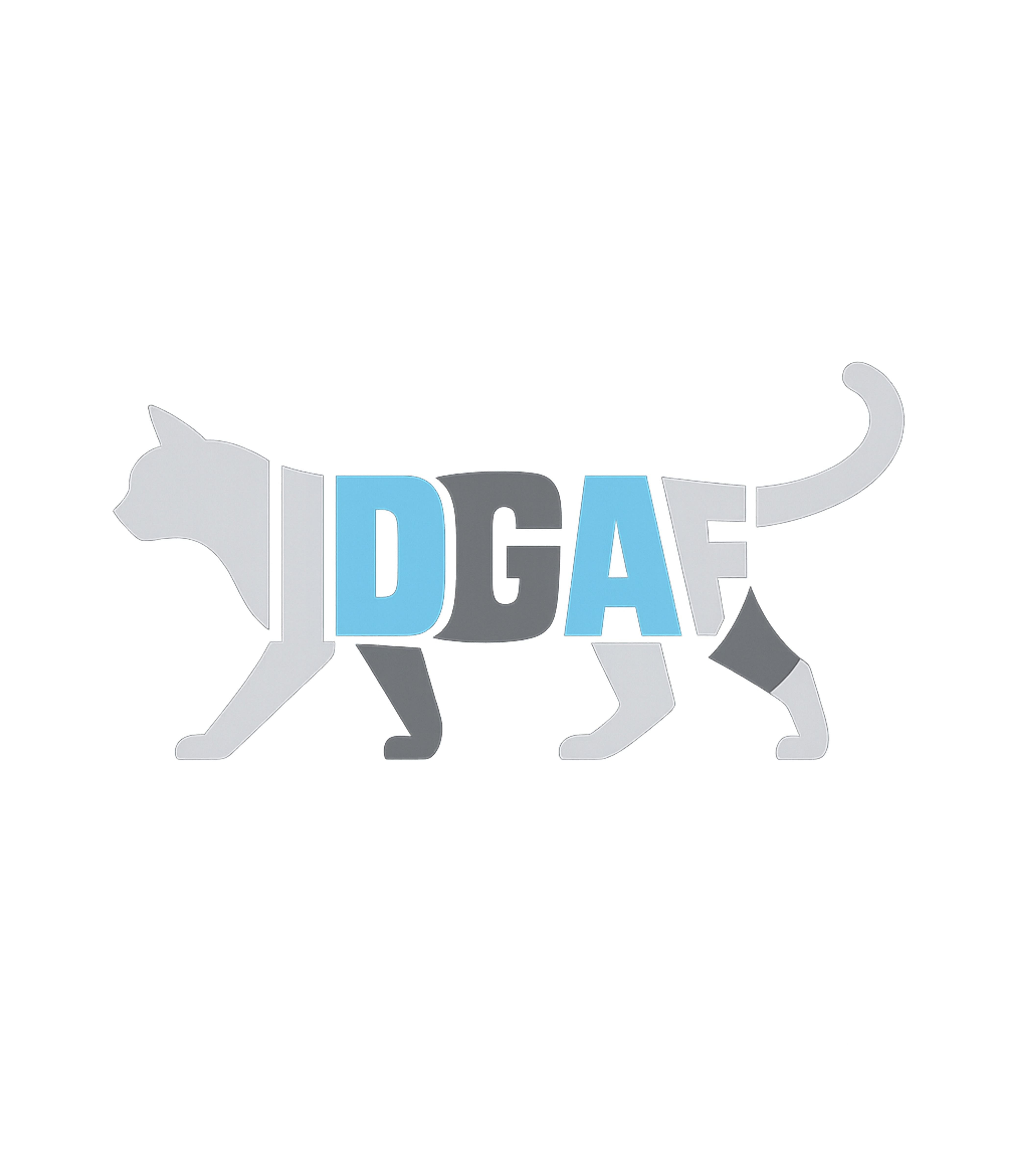 IDGAF Cat Graphic