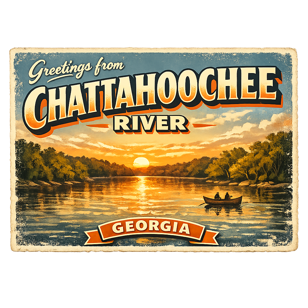 Chattahoochee River Georgia Graphic