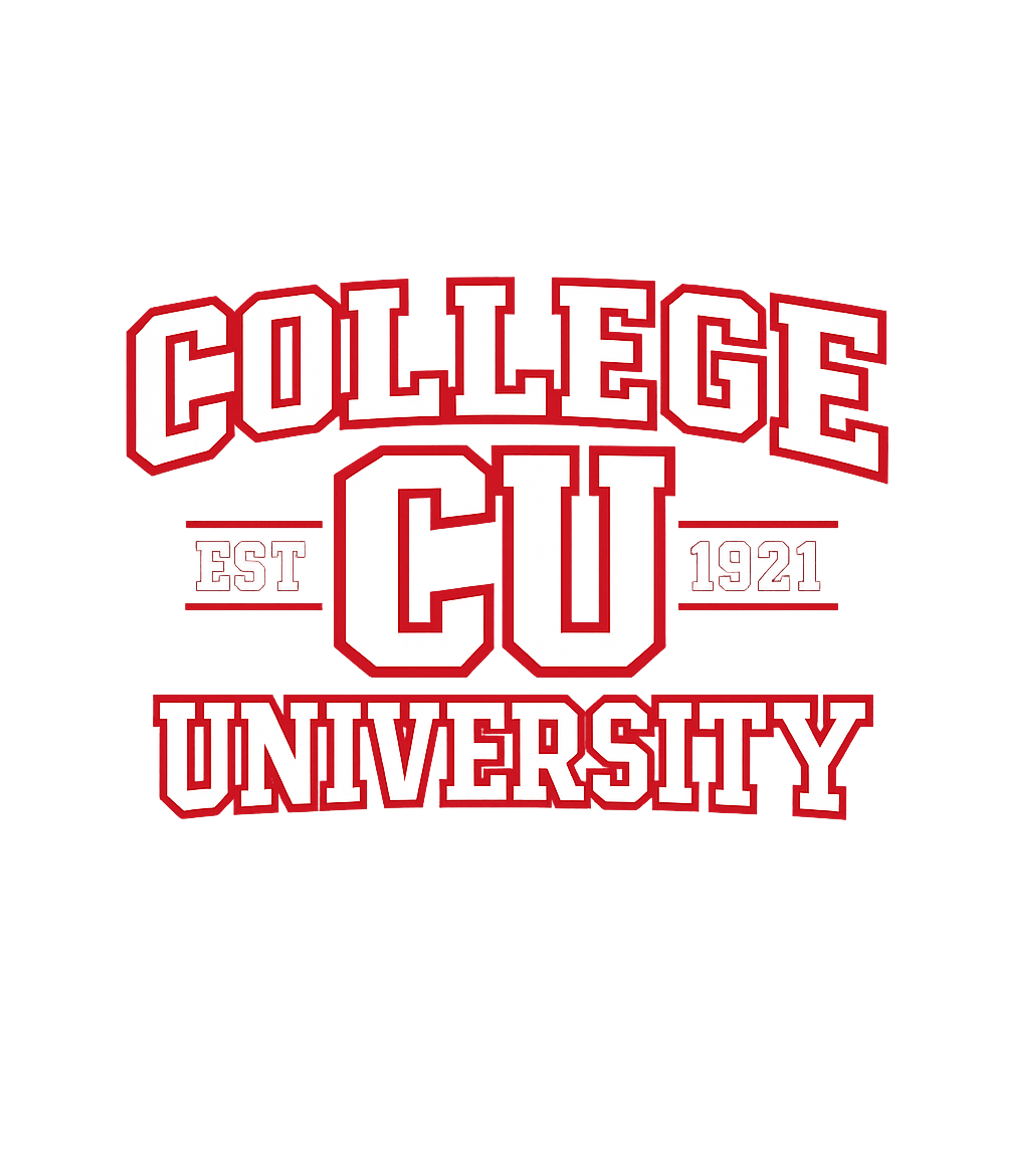 College University Women's V-Neck Tee