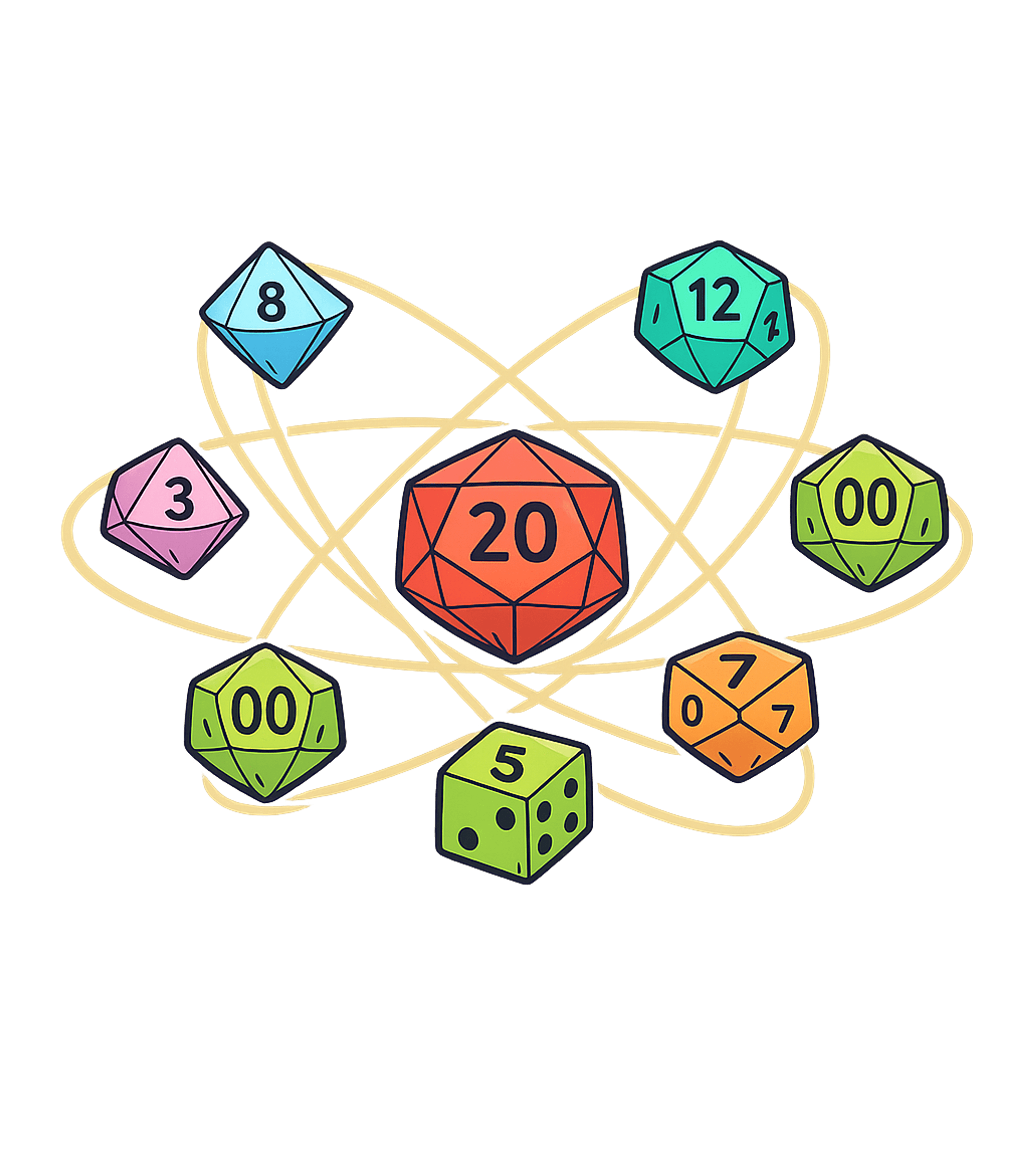 Dice Atom Kid's Toddler Tee