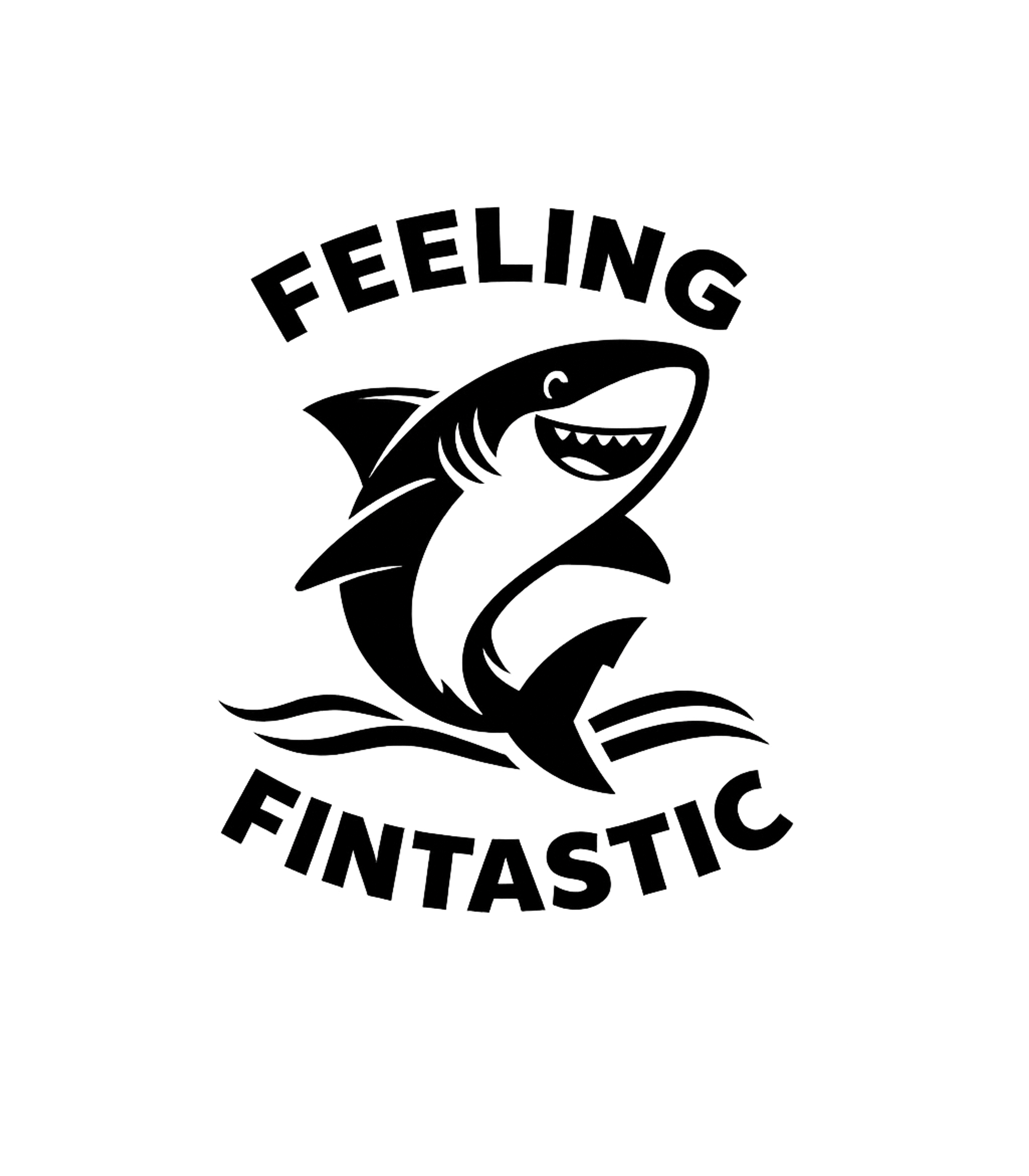 Feeling Fintastic Women's V-Neck Tee