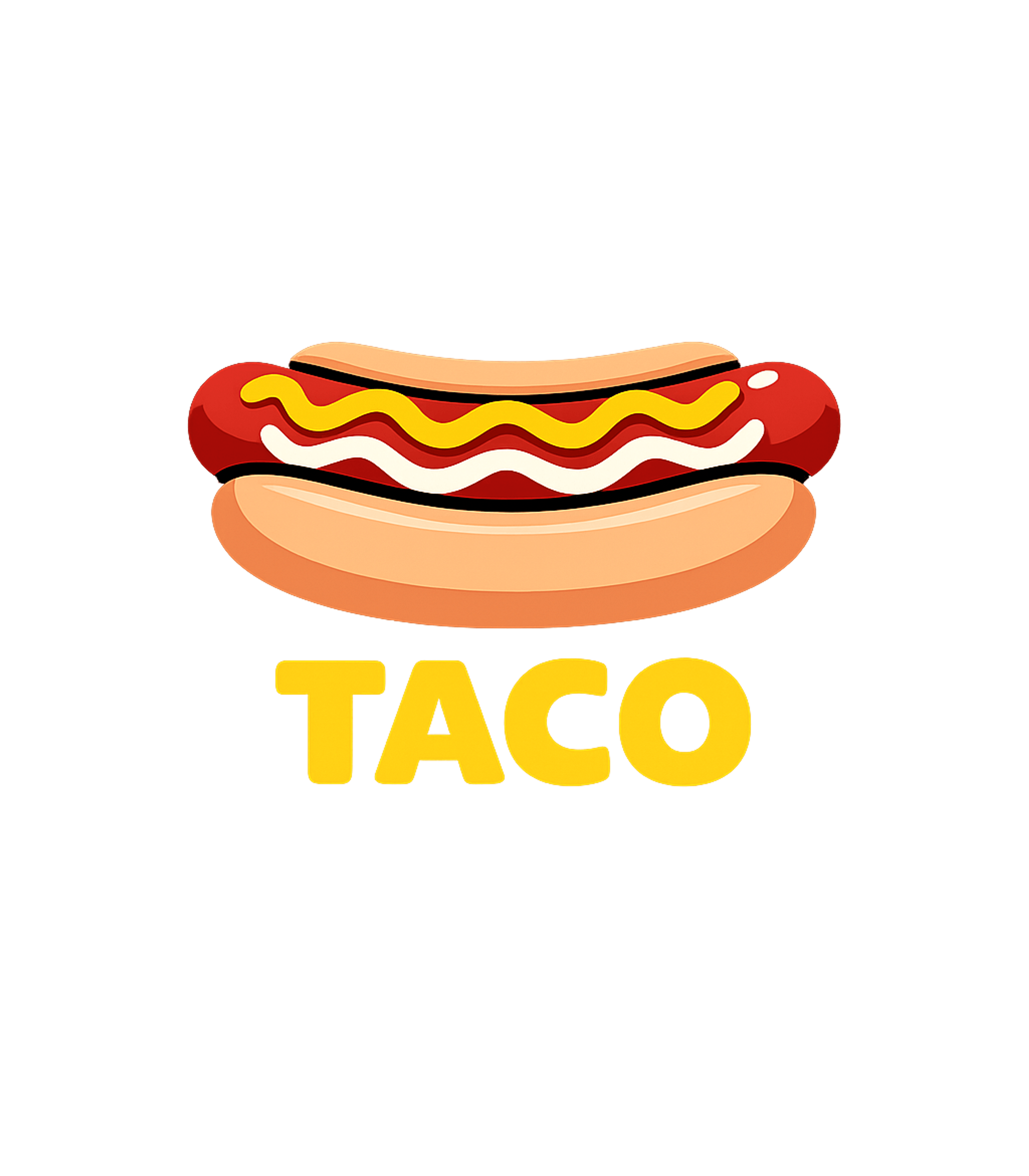 Hotdog Taco Women's V-Neck Tee