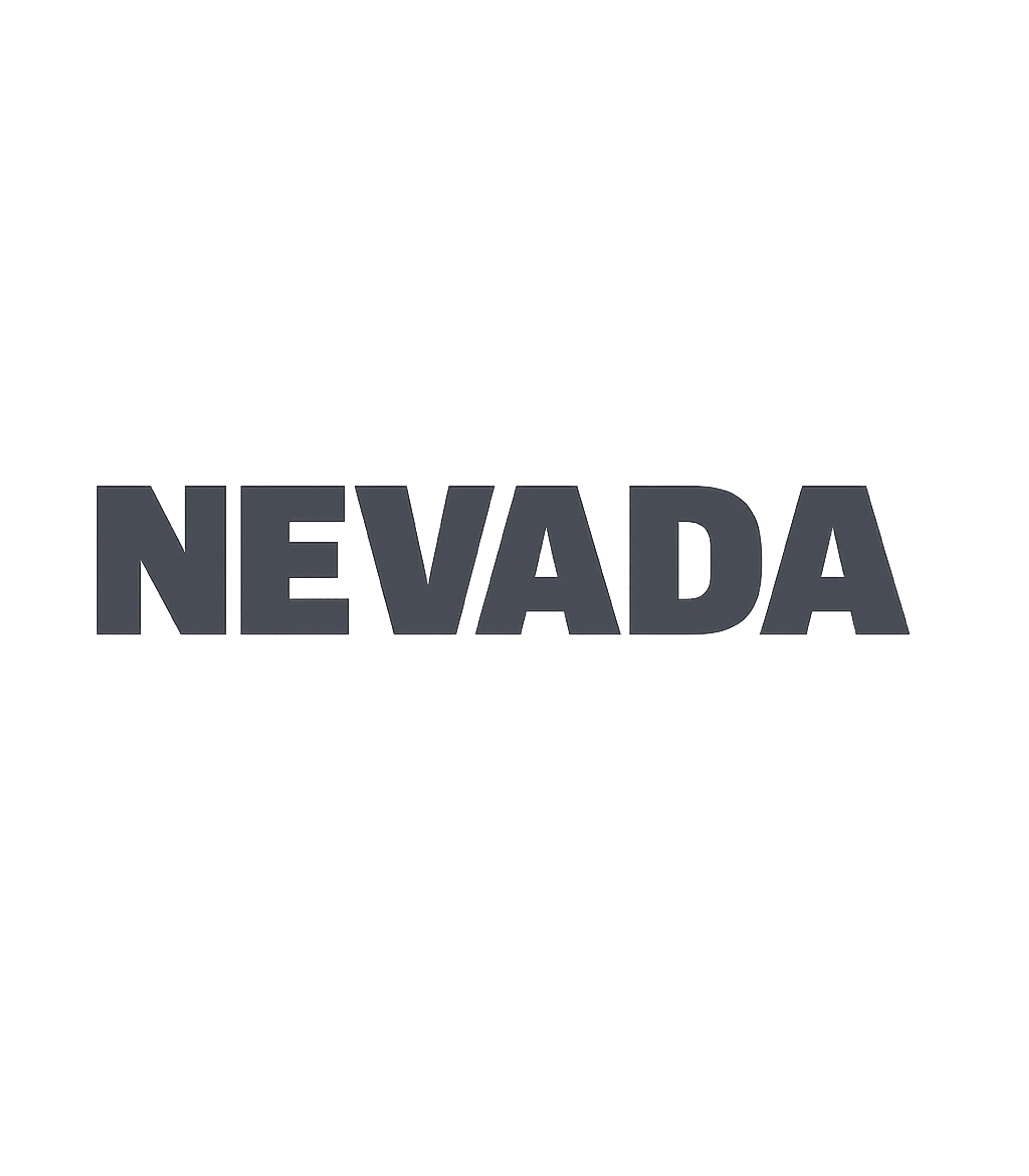 Nevada Block Letter Basic T-Shirt