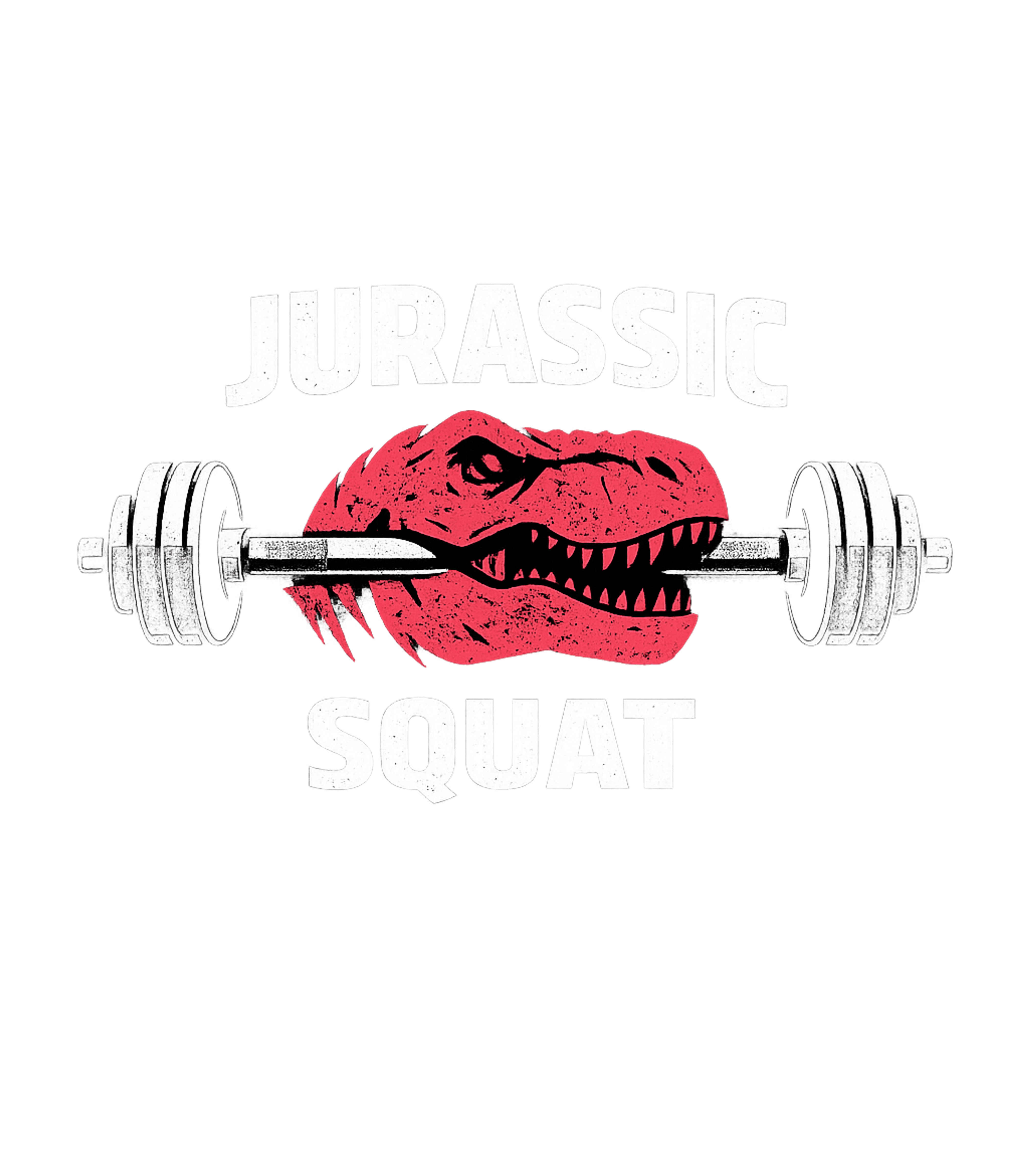Jurassic Squat Women's V-Neck Tee