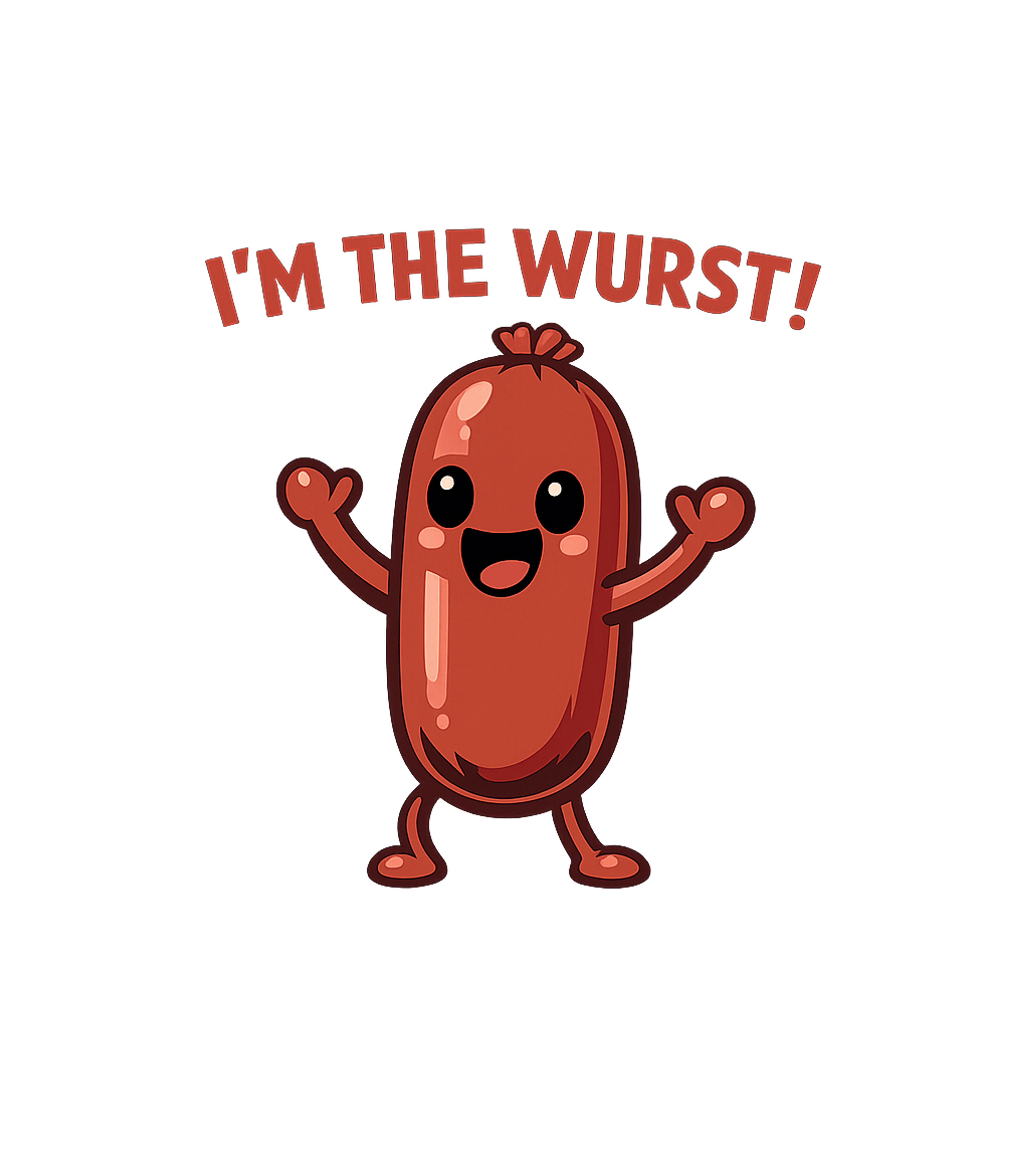 I'm The Wurst Women's V-Neck Tee