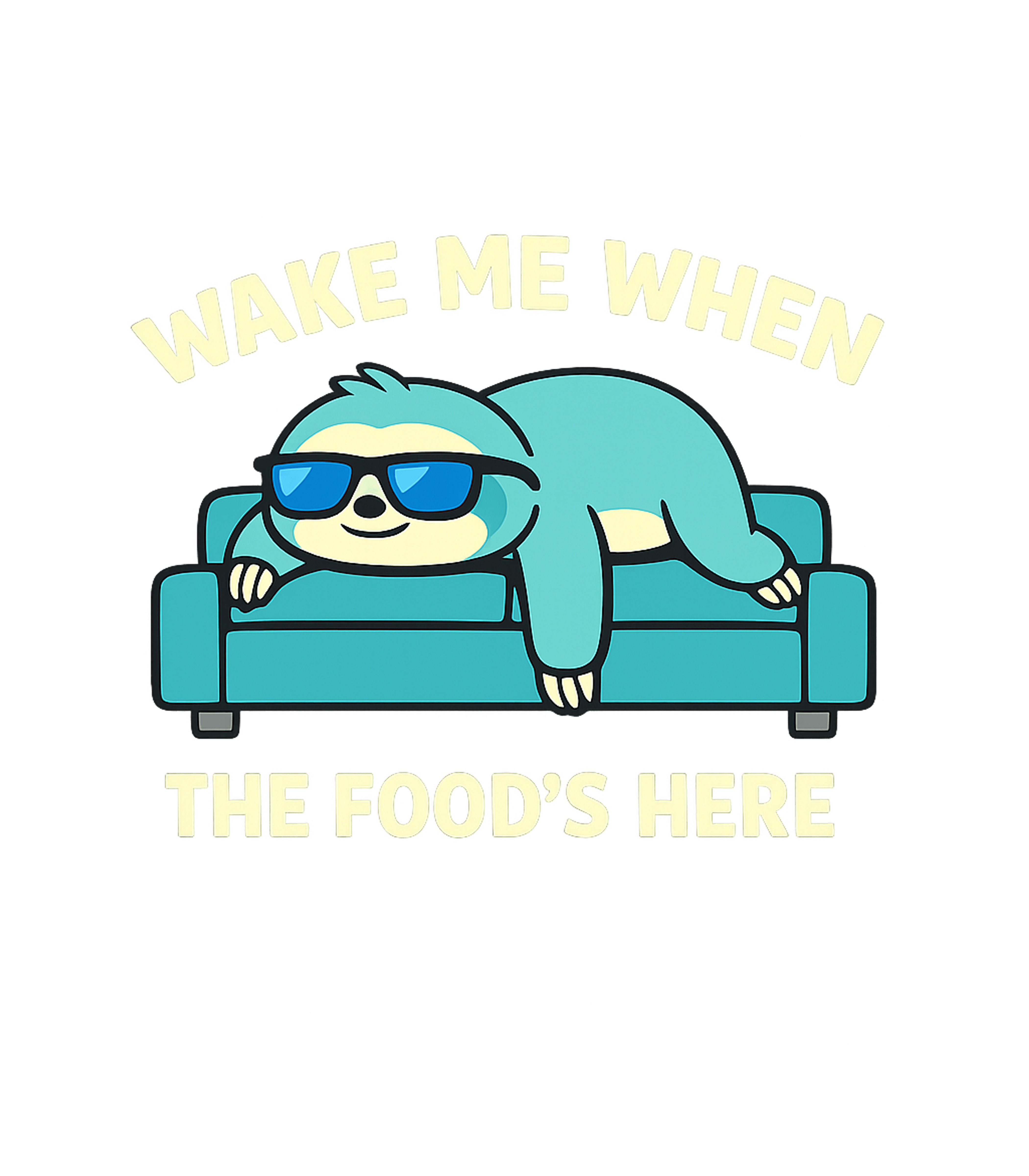 Lazy Sloth Food Lover