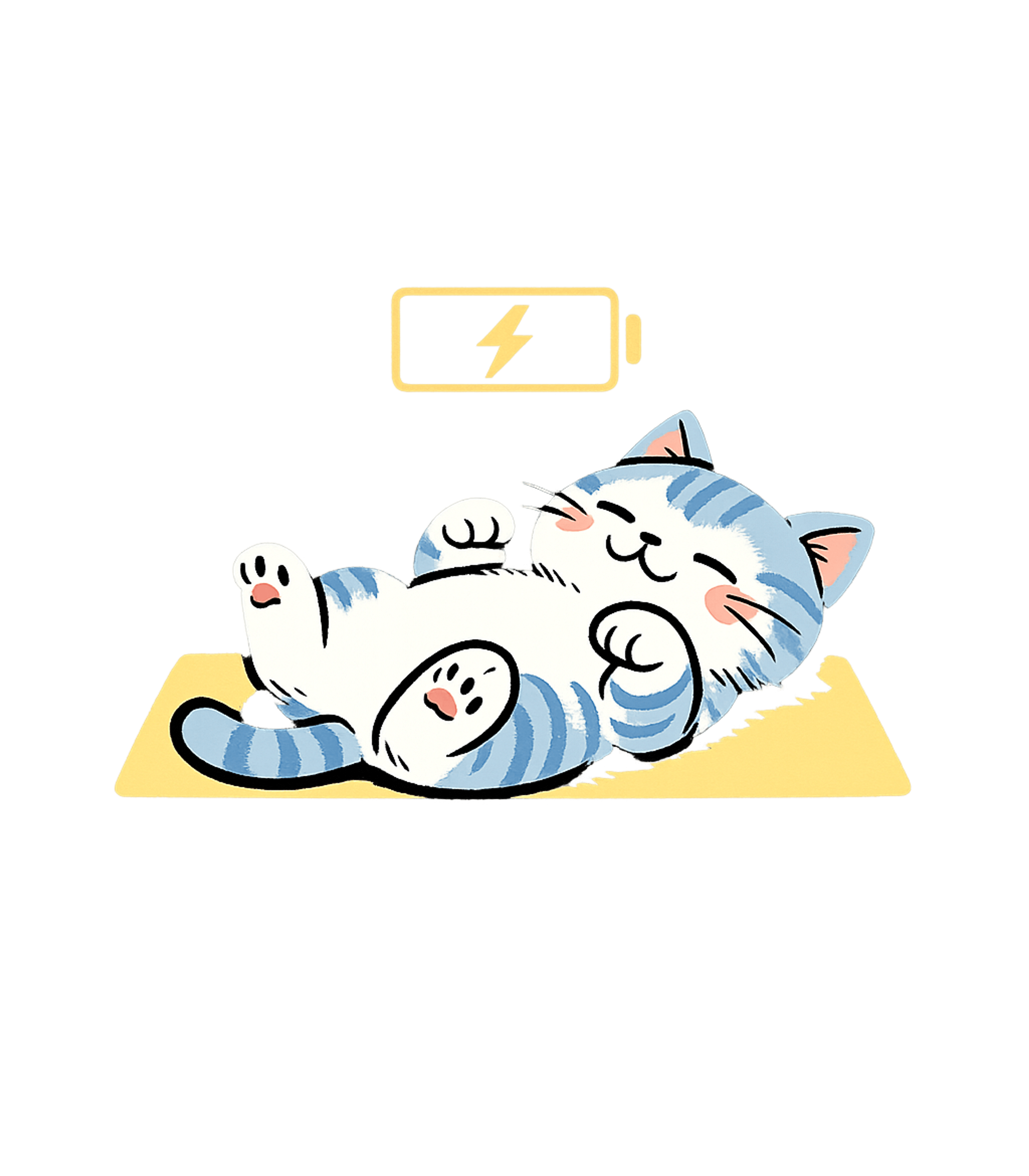 Cat Recharging Battery