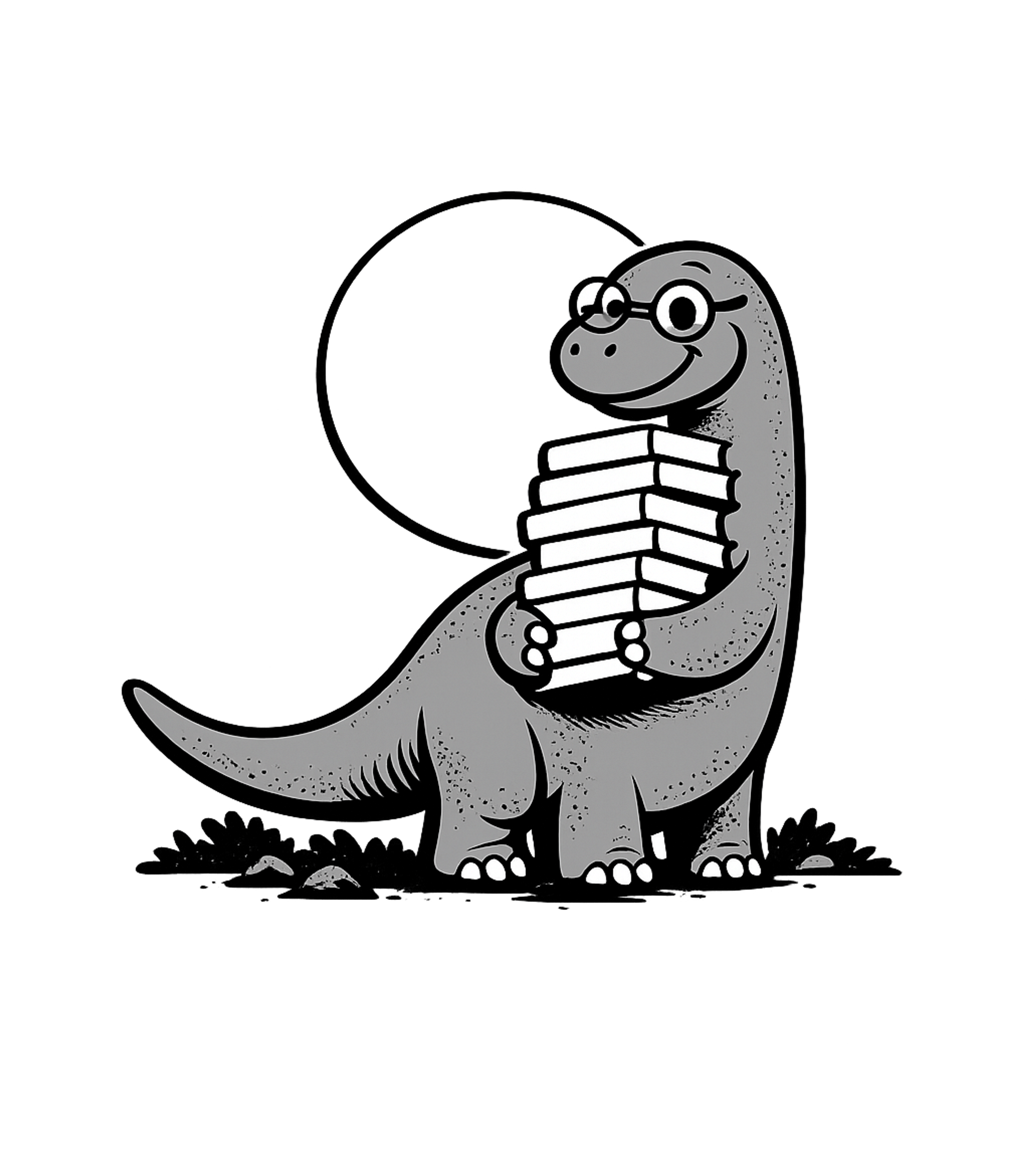 Nerdy Dinosaur Reader