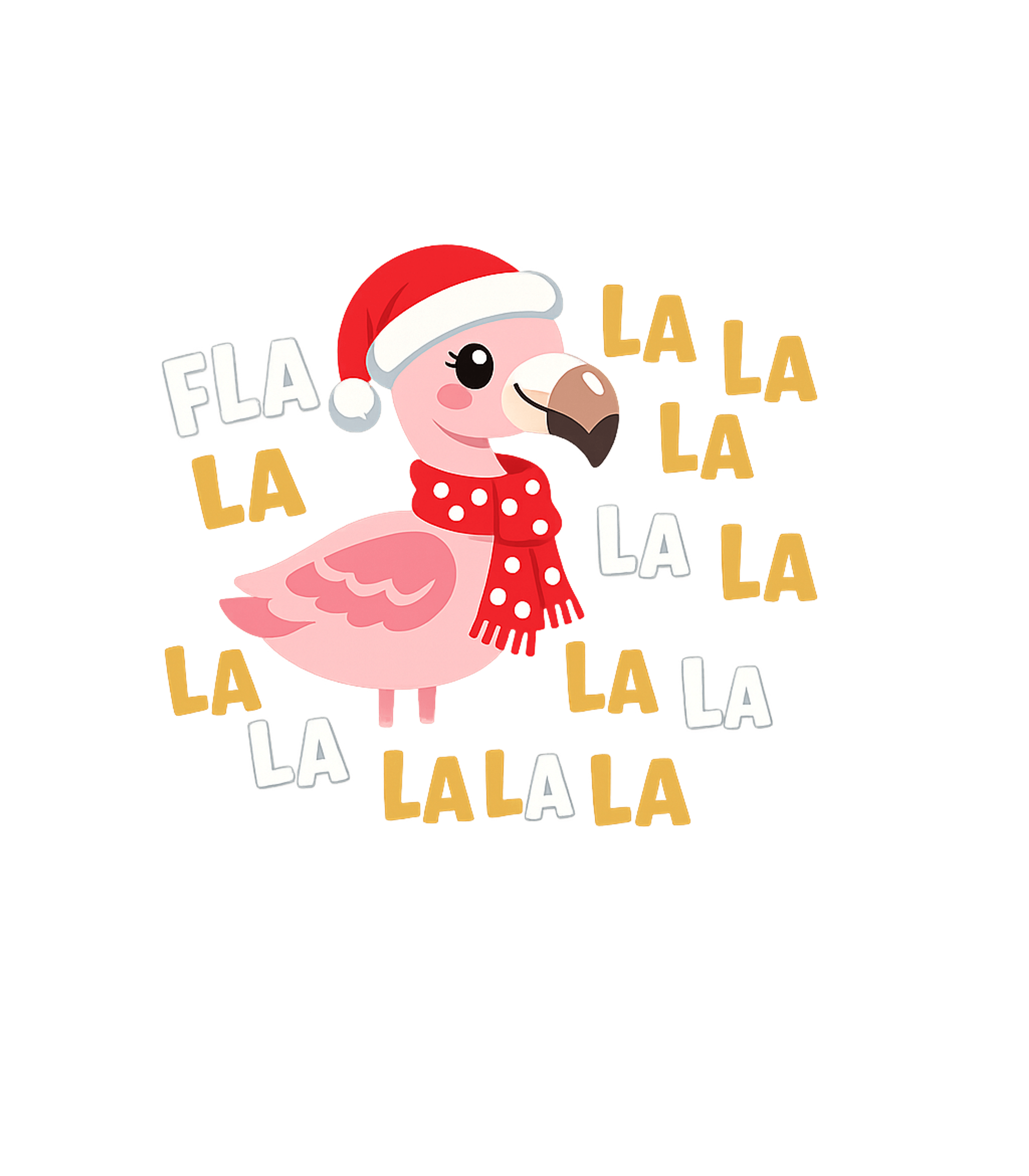 Fla La La Lamingo Women's V-Neck Tee