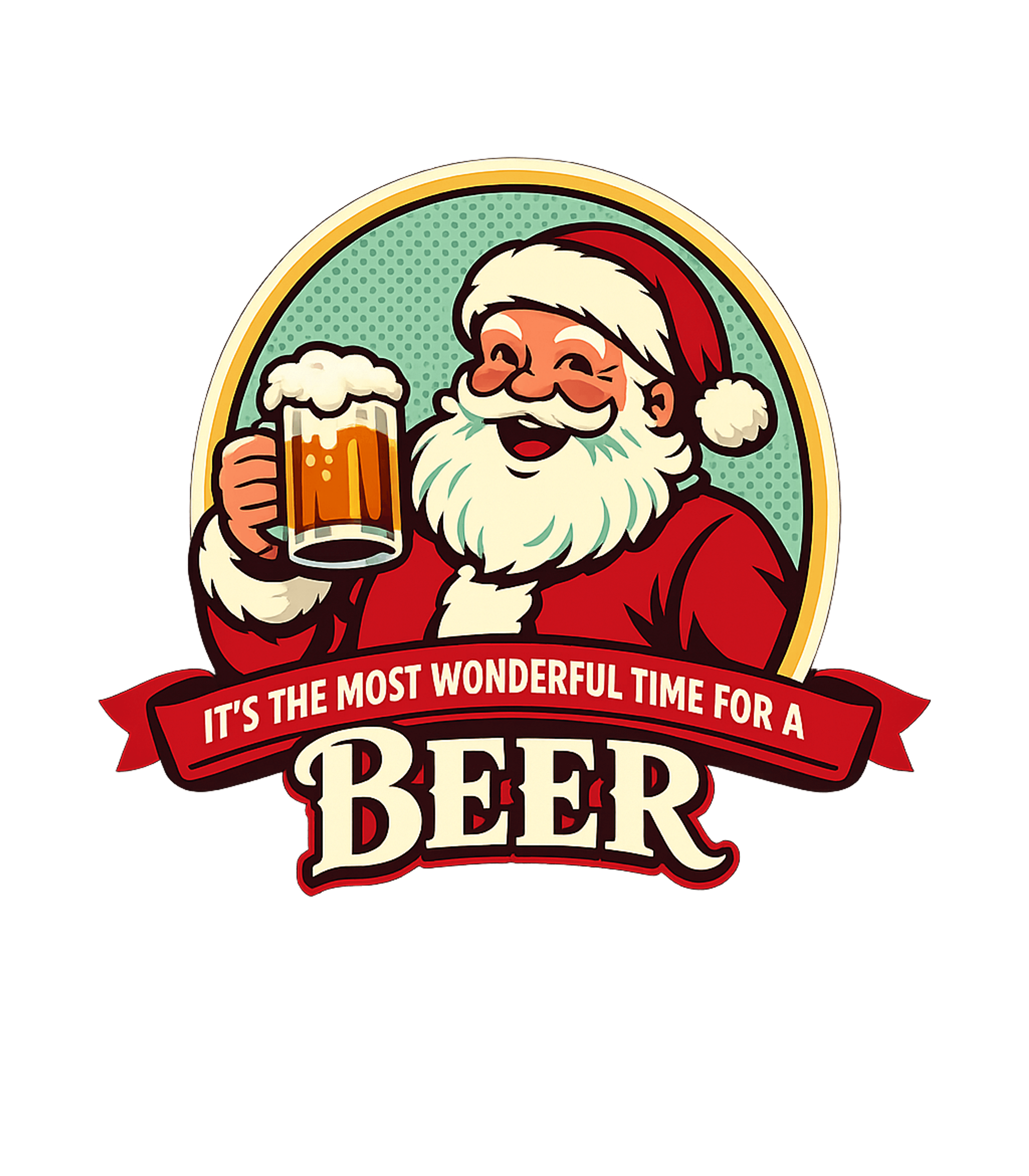Santa Beer Christmas