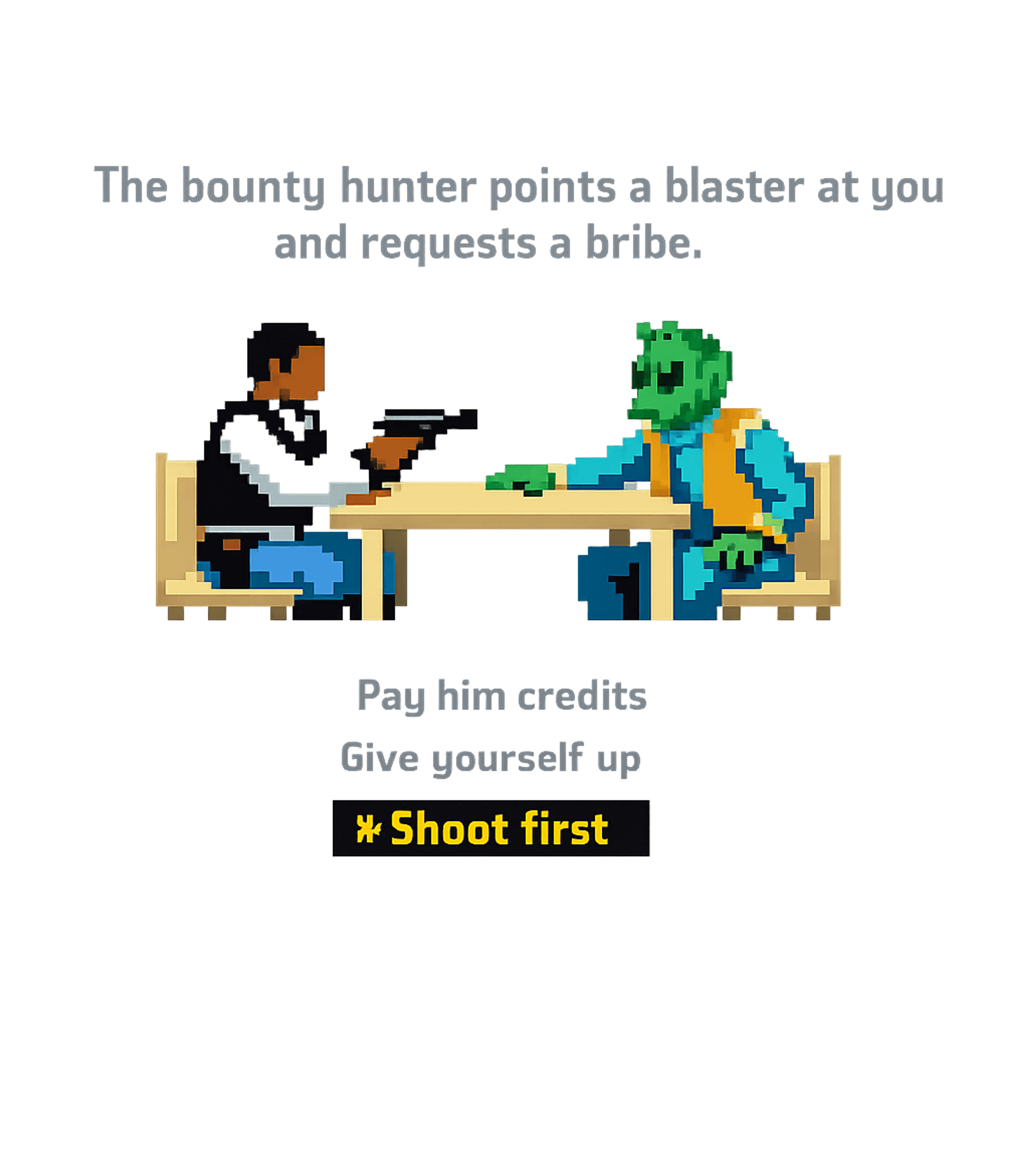 The Bounty Hunter Women's V-Neck Tee