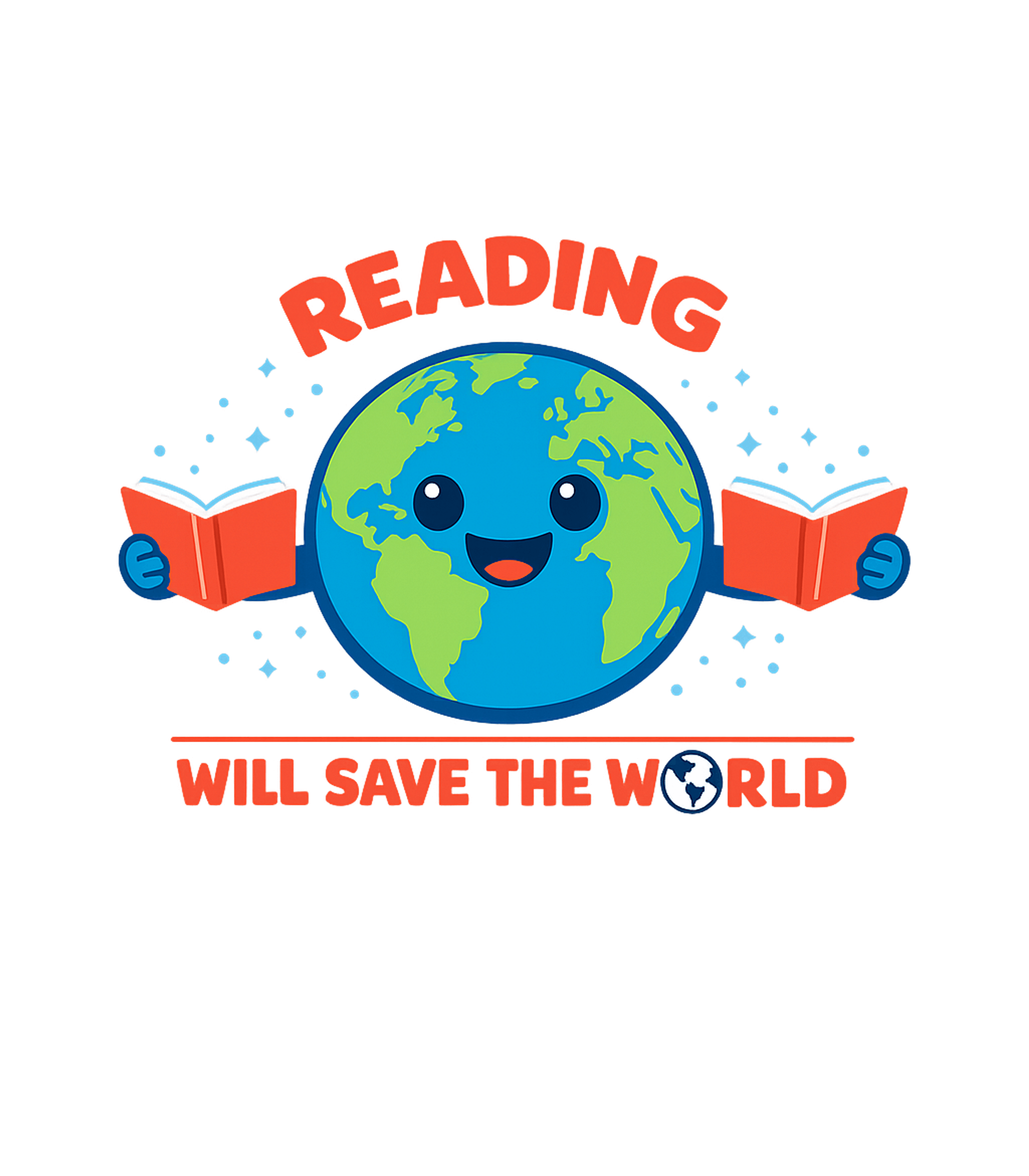 Reading Will Save The World Women's V-Neck Tee