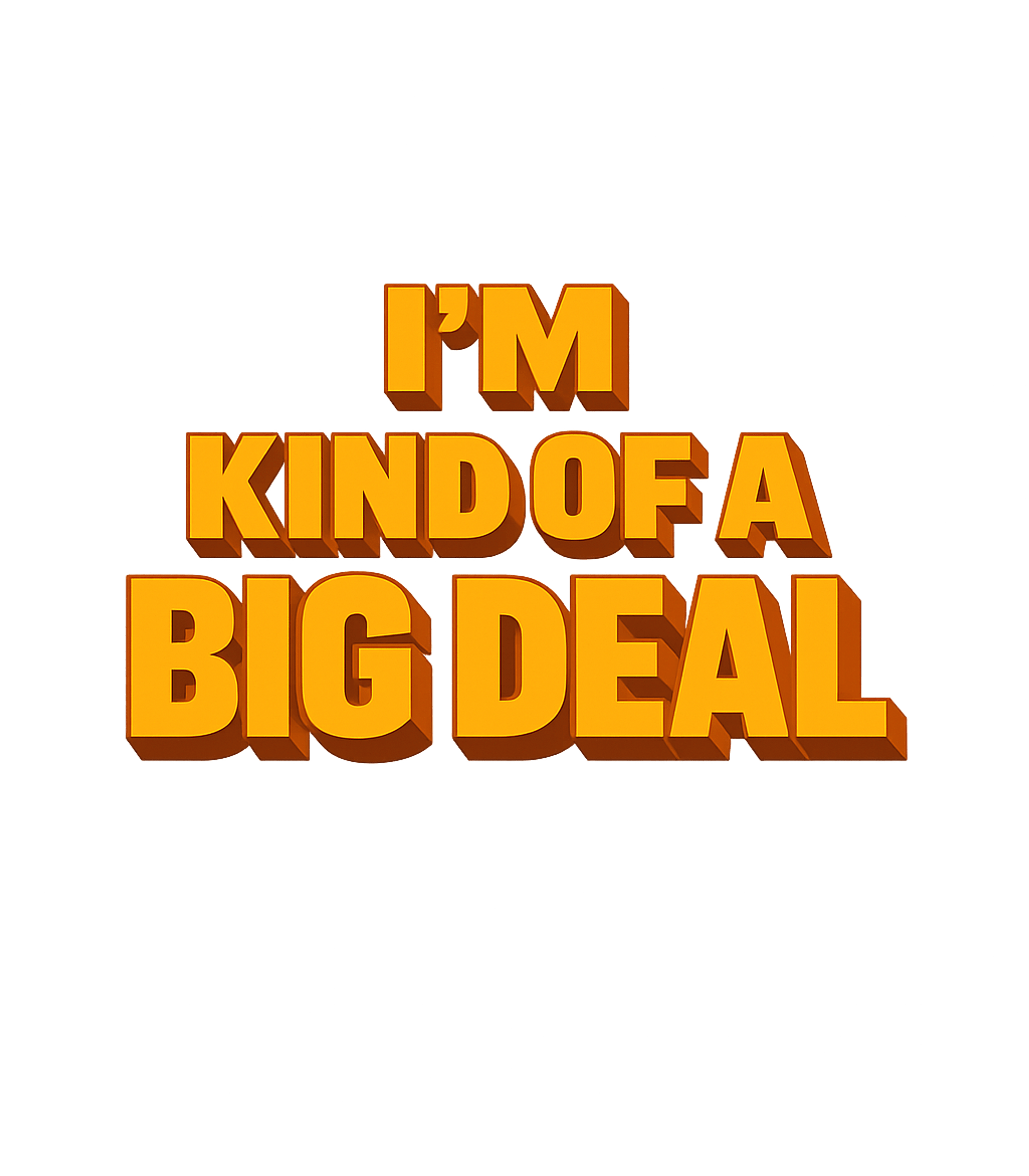 I'm Kind of a Big Deal Women's V-Neck Tee