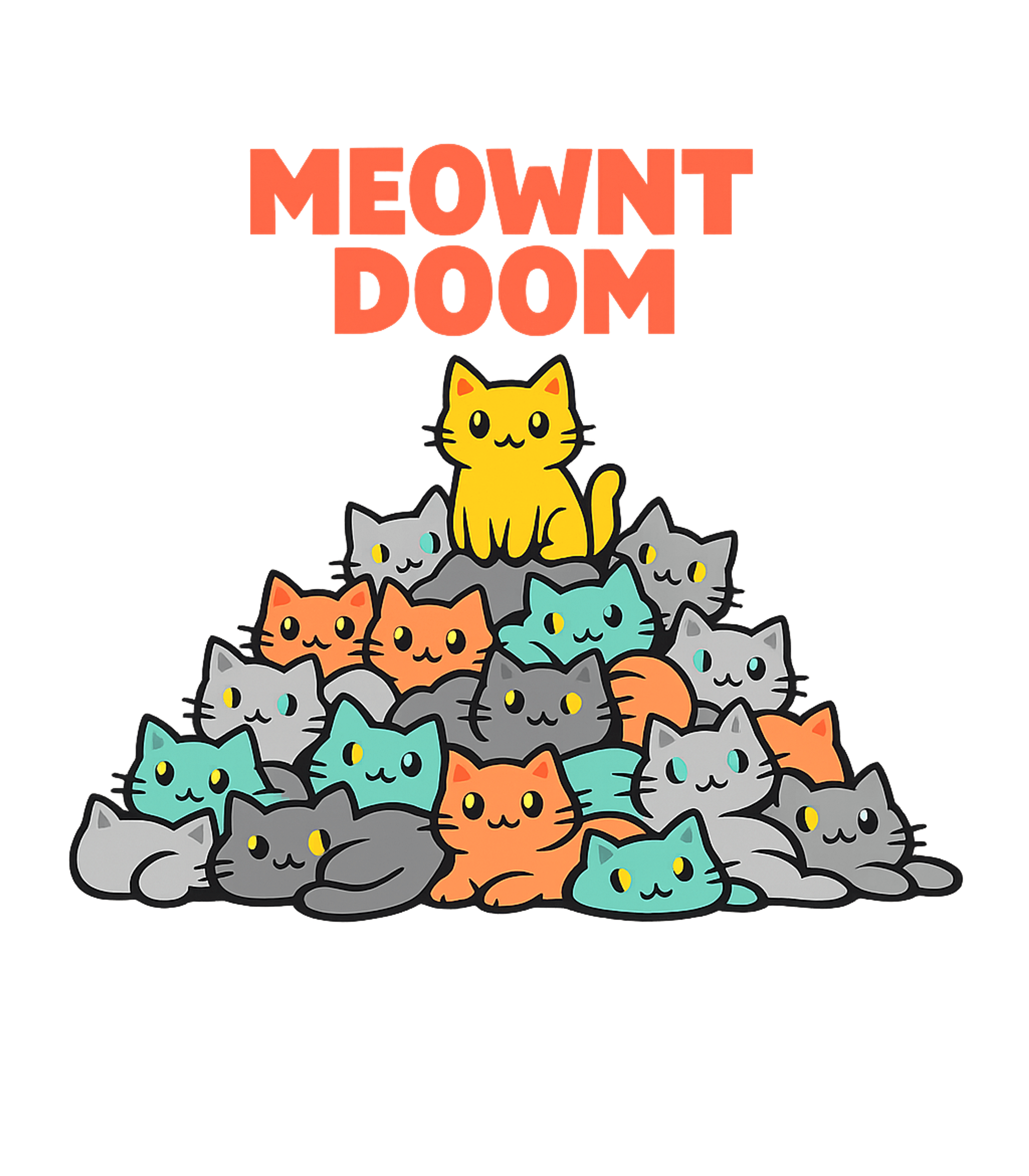 Meownt Doom Cat Pile