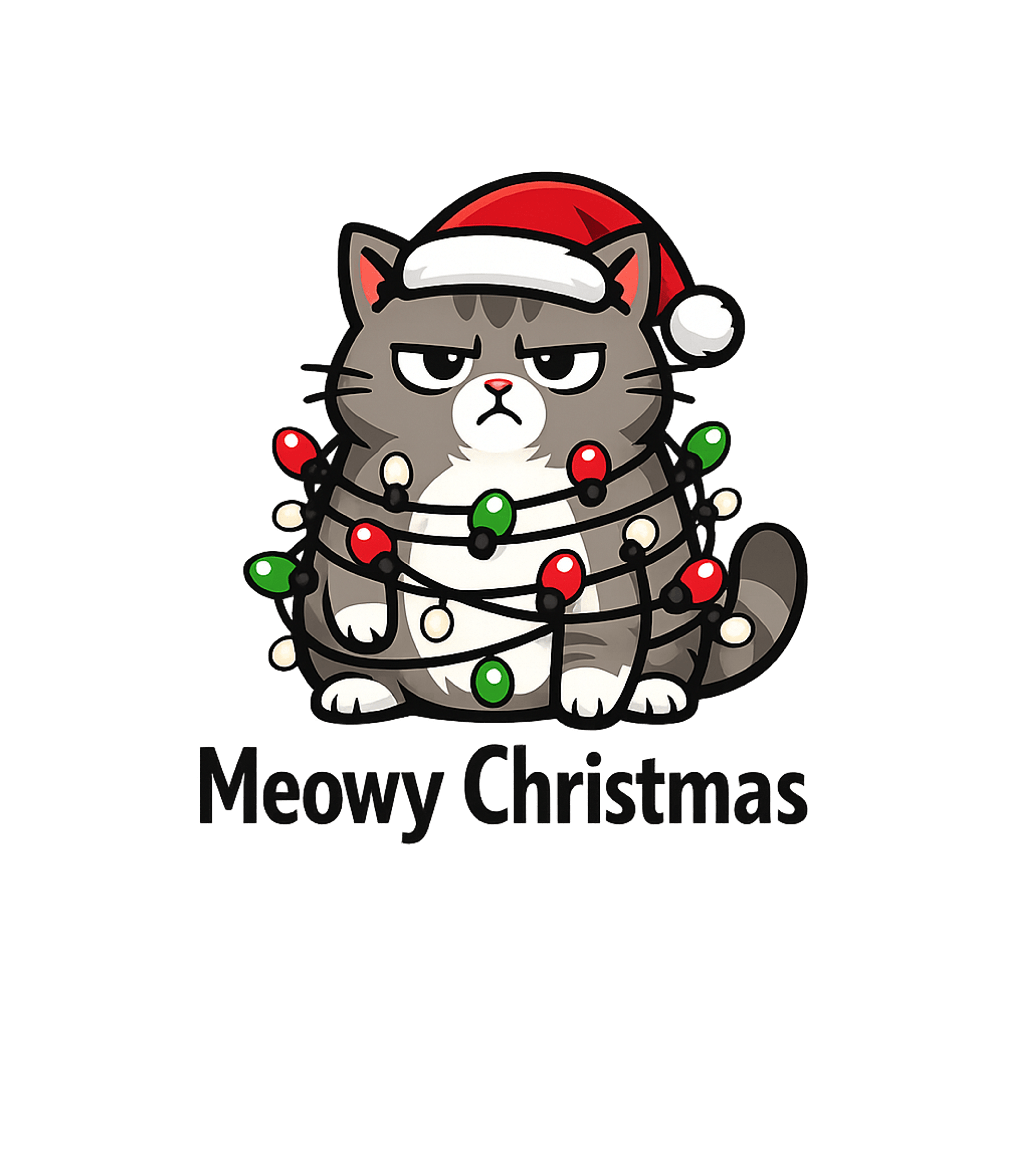 Meowy Christmas Cat