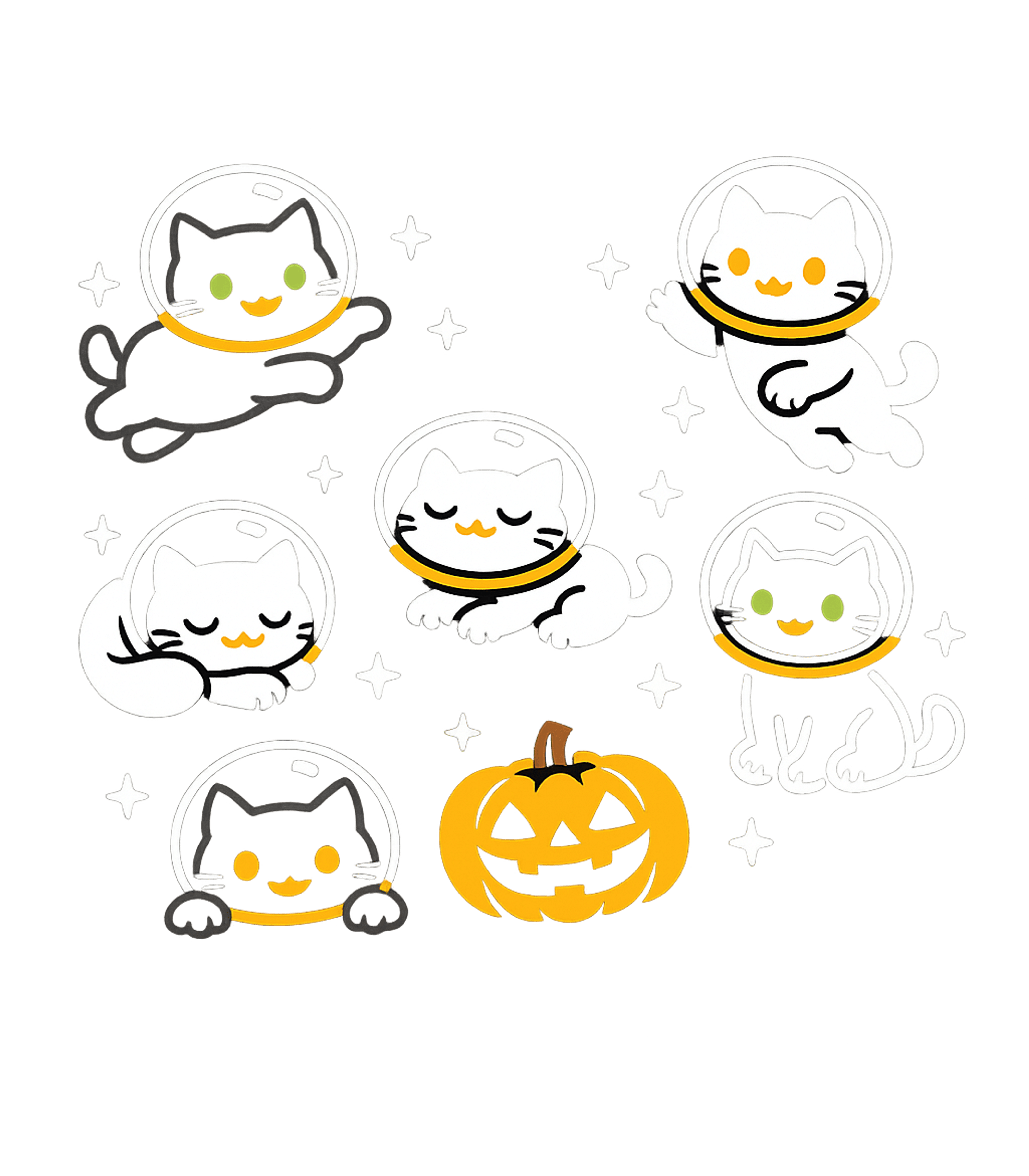 Spooky Space Cats