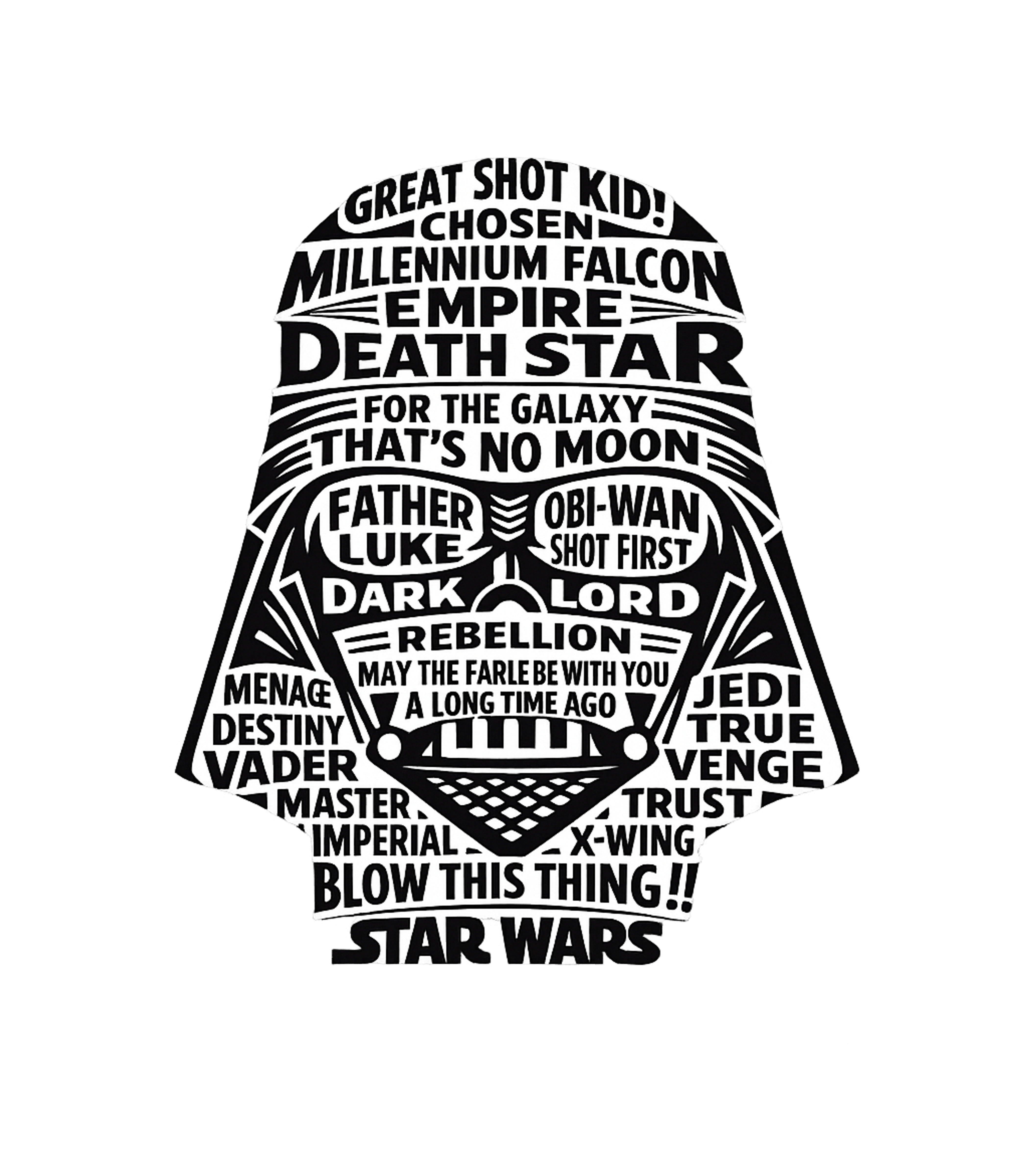 Darth Vader Quote Helmet