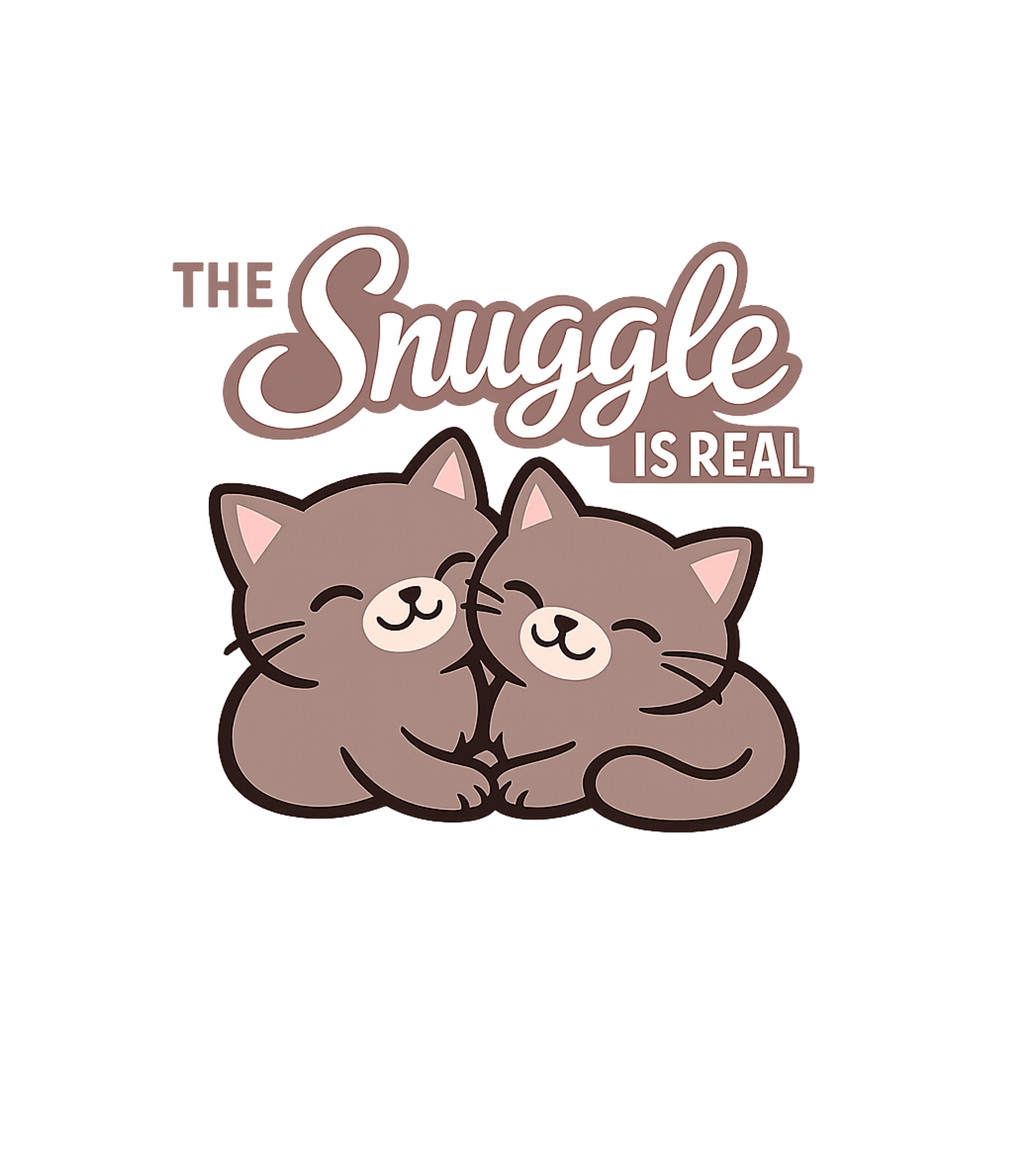 Cuddling Cats Snuggle