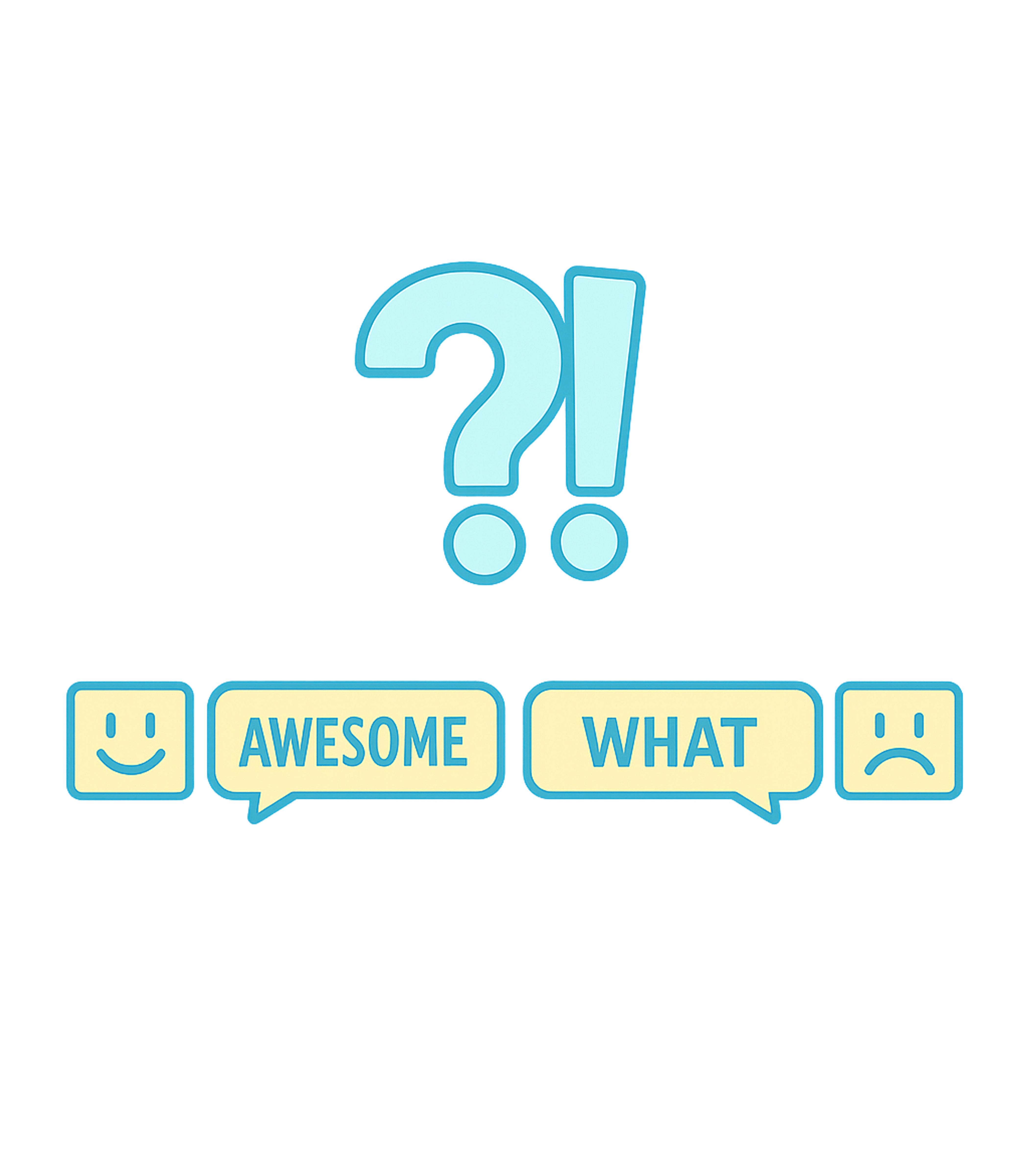 Awesome! What? Women's V-Neck Tee